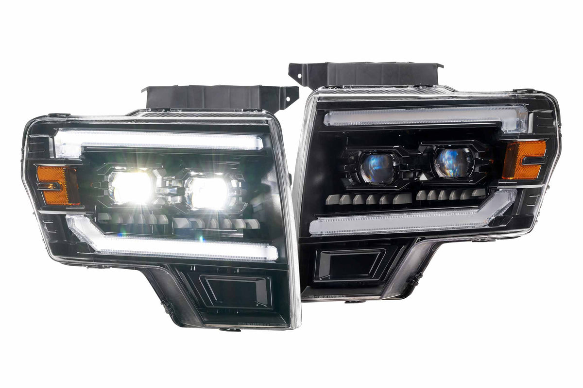XB Evo Hybrid Headlights: 2009-14 Ford F-150, Set