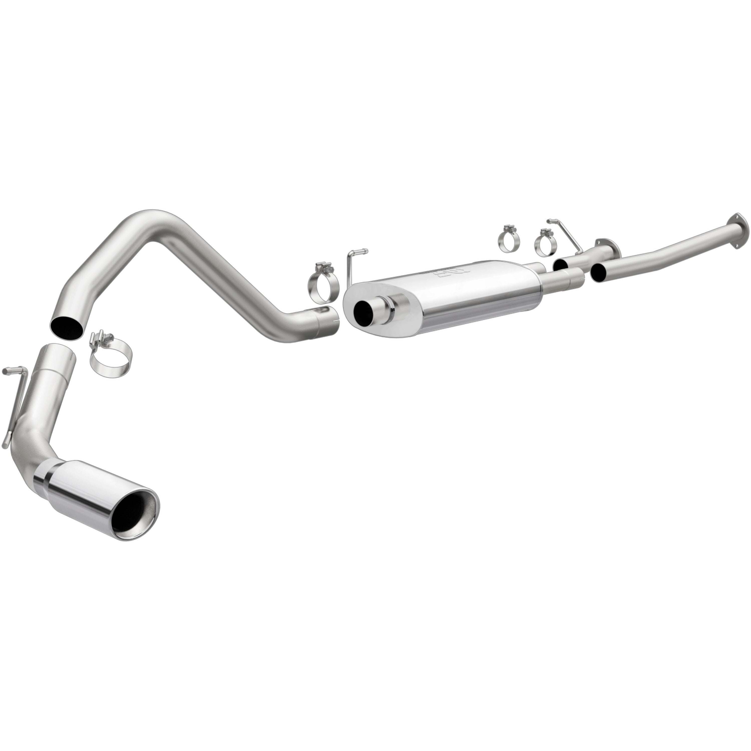 14-21 Toyota Tundra Street Series 3in. Cat-Back Exhaust System Single Passenger Side Rear Polished