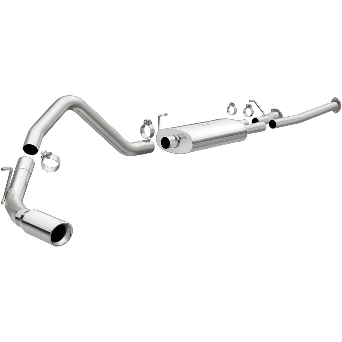 14-21 Toyota Tundra Street Series 3in. Cat-Back Exhaust System Single Passenger Side Rear Polished