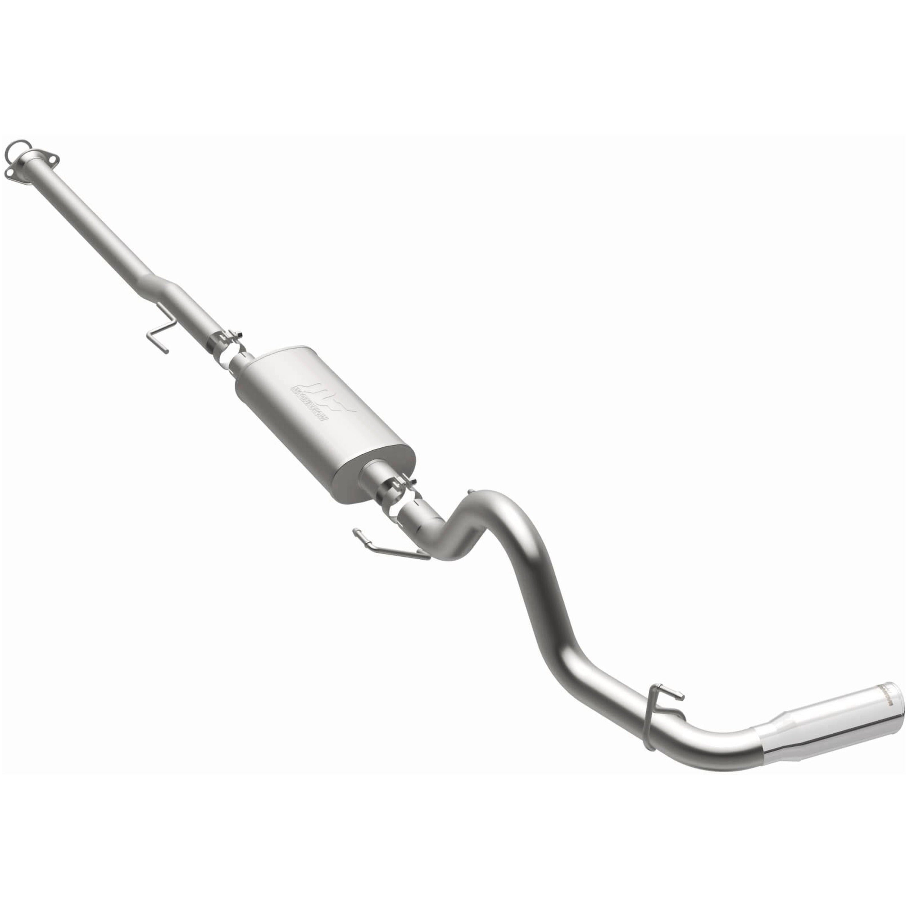15 Toyota Tacoma Street Series 3in. Cat-Back Exhaust System Single Passenger Side Rear 4in. Tips Polished 15315