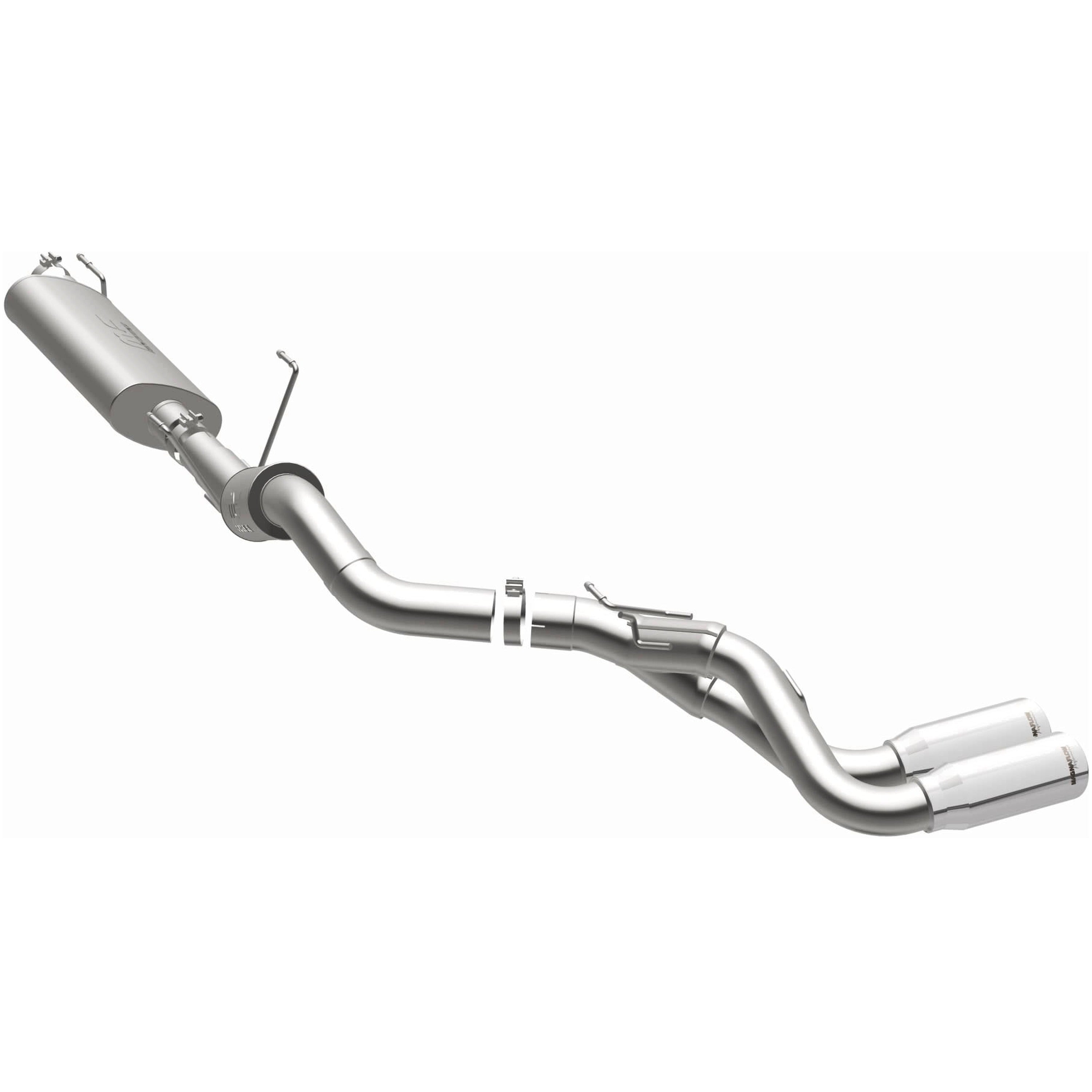 19-26 Ram 2500/3500 Street Series 3.5in. Cat-Back Exhaust System Dual Same Side Behind Passenger Rear Tire Polished