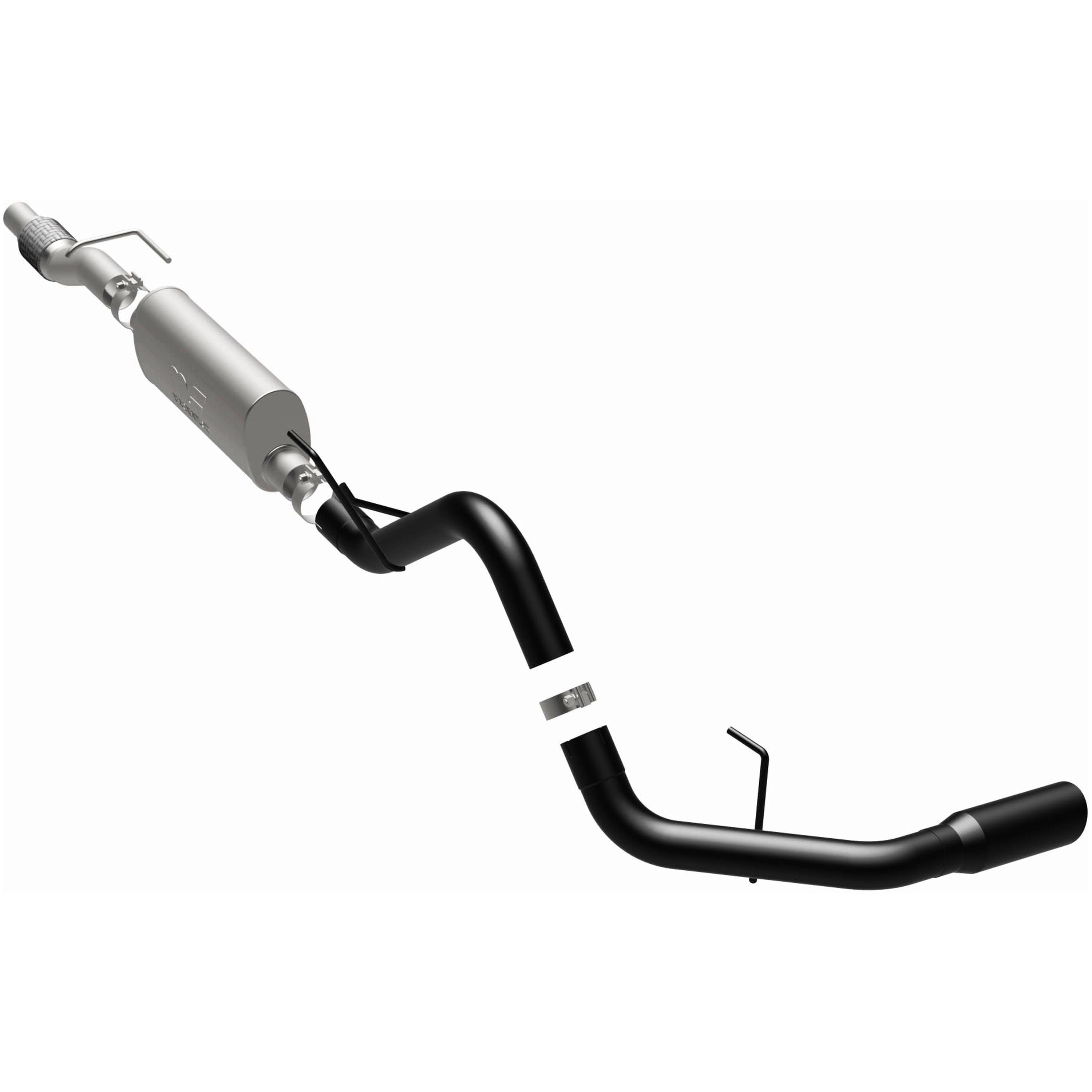 11-14 Ford F-150 Street Series Cat-Back Exhaust System Black Coated