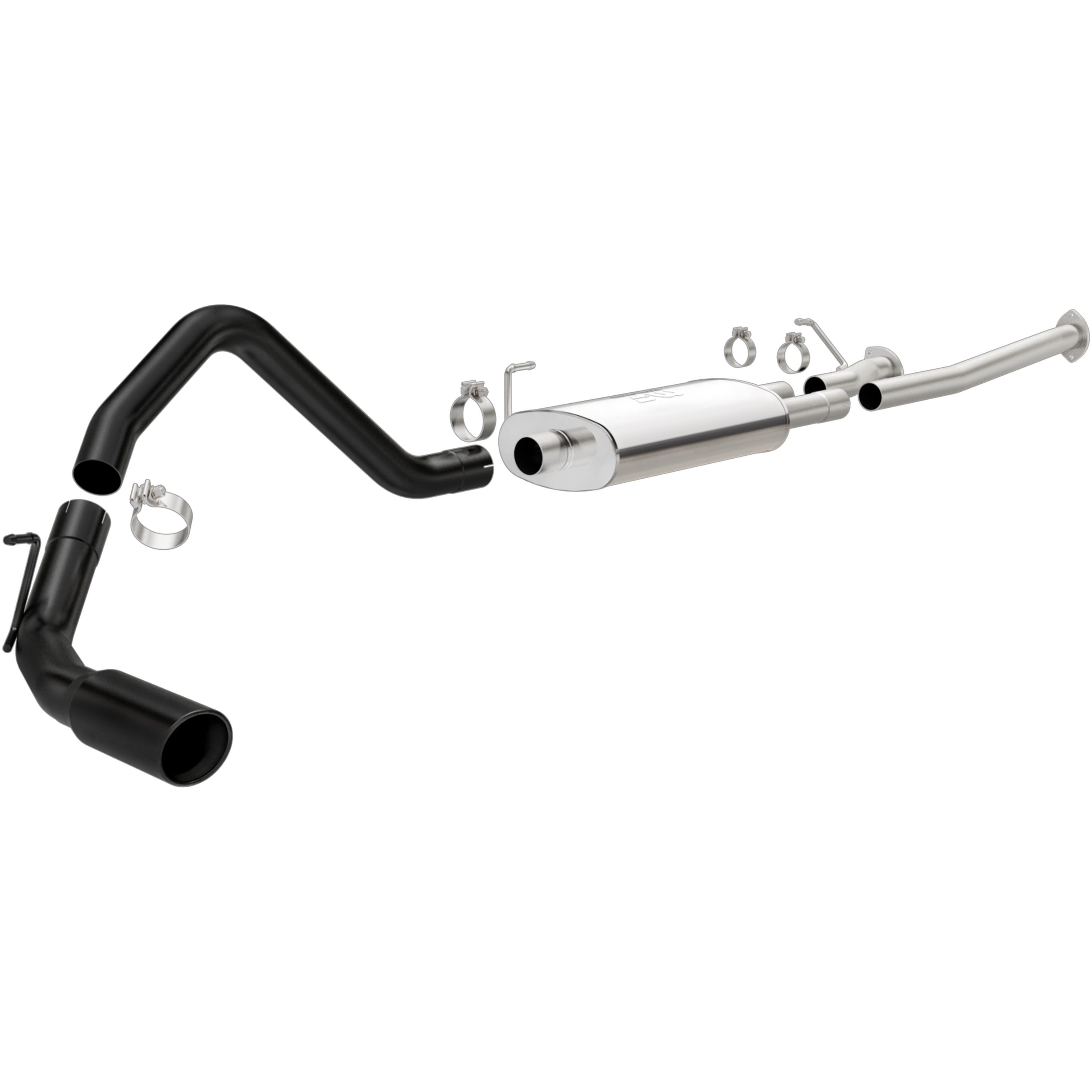 14-21 Toyota Tundra Street Series Cat-Back Exhaust System Black Coated