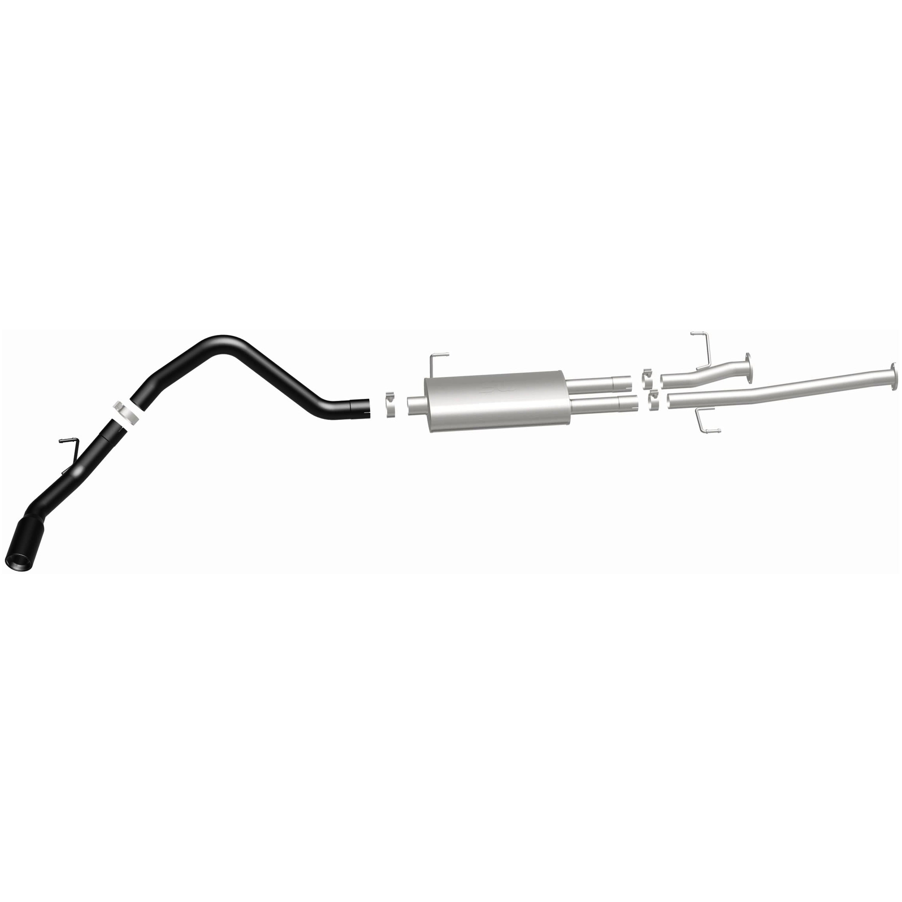 14-21 Toyota Tundra Street Series Cat-Back Exhaust System Black Coated