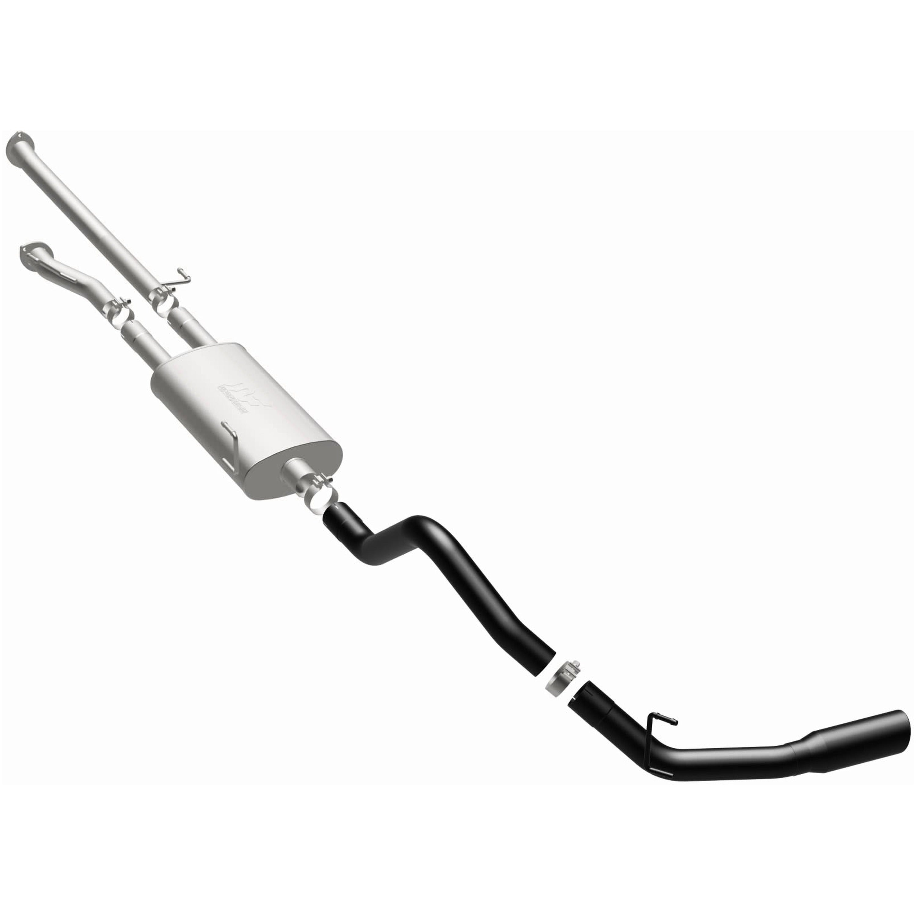 09-13 Toyota Tundra Street Series Cat-Back Exhaust System Black Coated