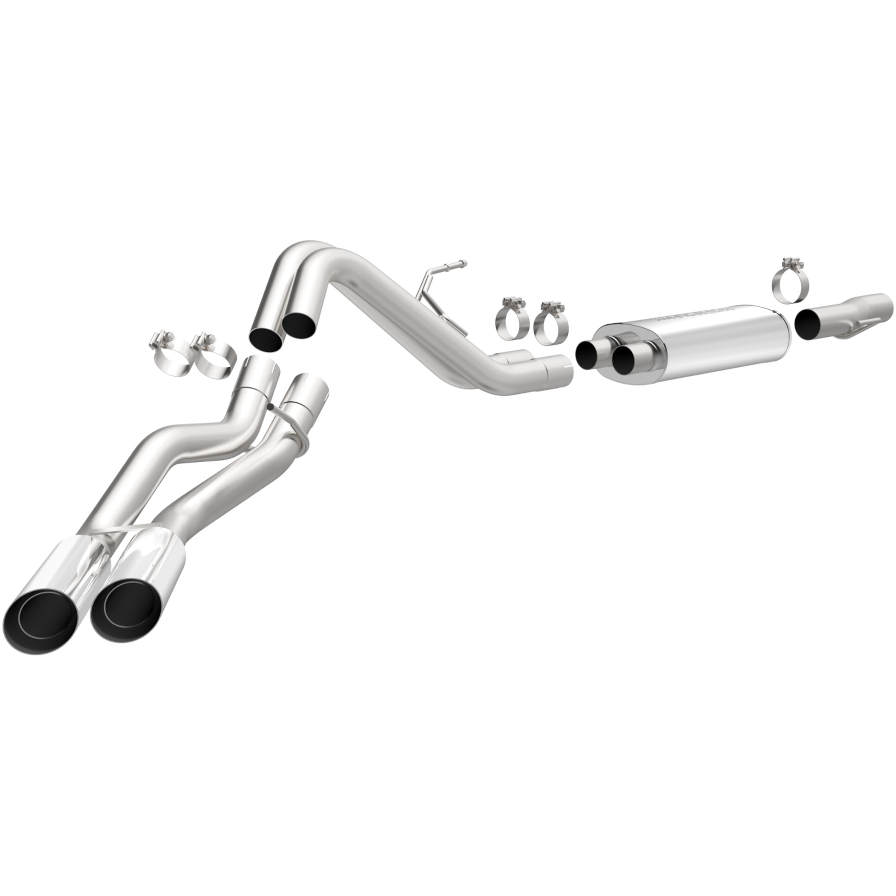10-14 Ford F-150 SVT Raptor Street Series Cat-Back Exhaust System Polished