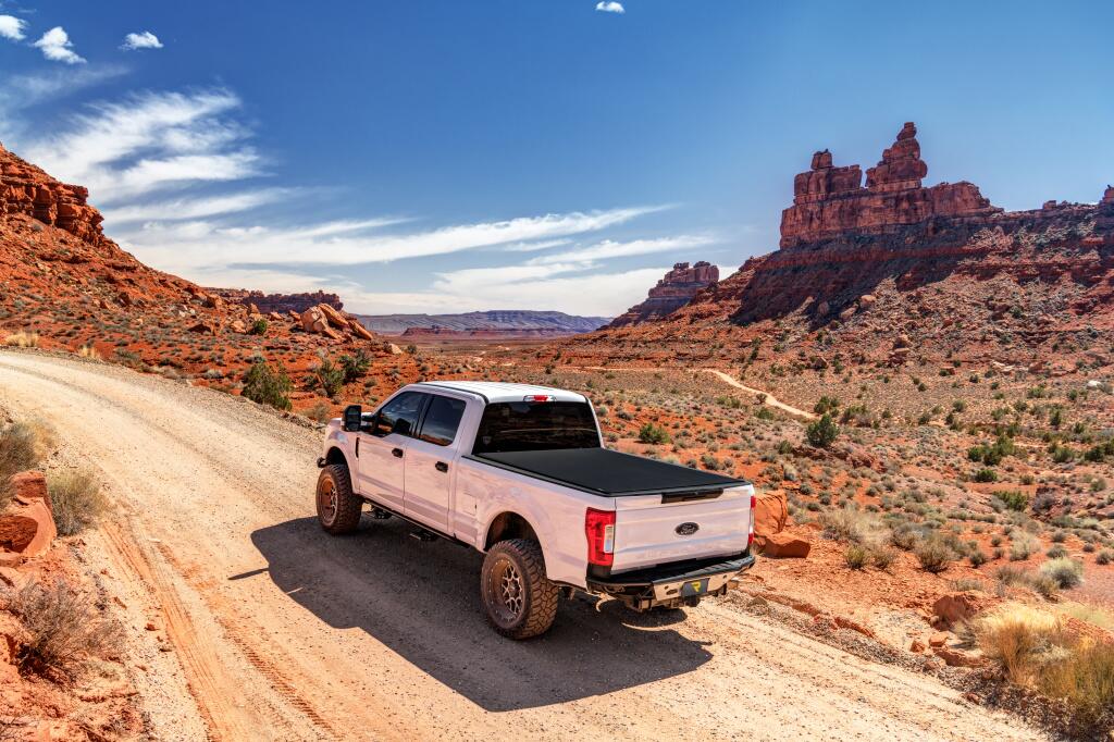 Sentry CT Tonneau Cover Black 2020-2026 GMC Sierra (with CarbonPro Bed) 5 Foot 9 Inch Bed Truxedo
