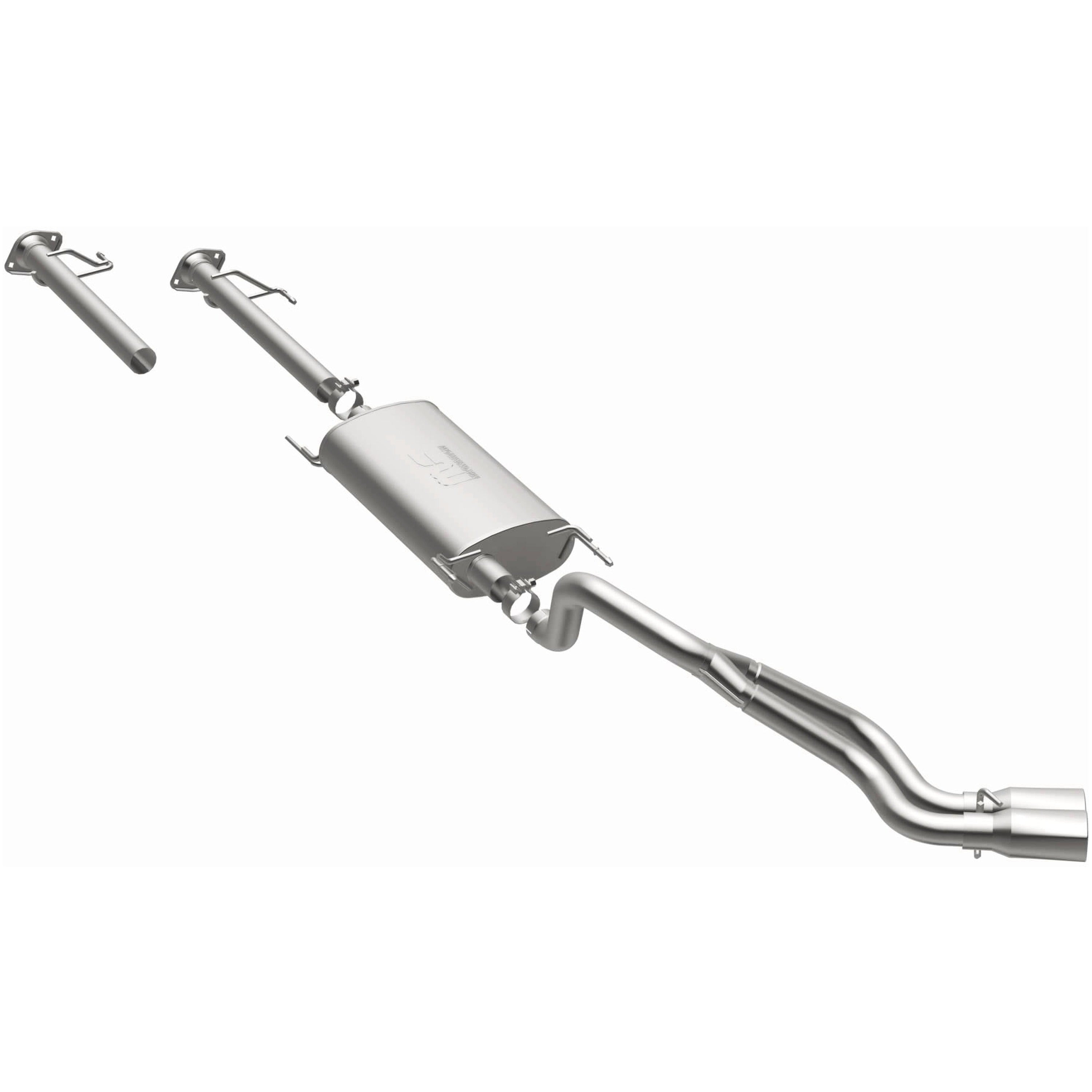 09 Toyota 4Runner Street Series Cat-Back Exhaust System Polished
