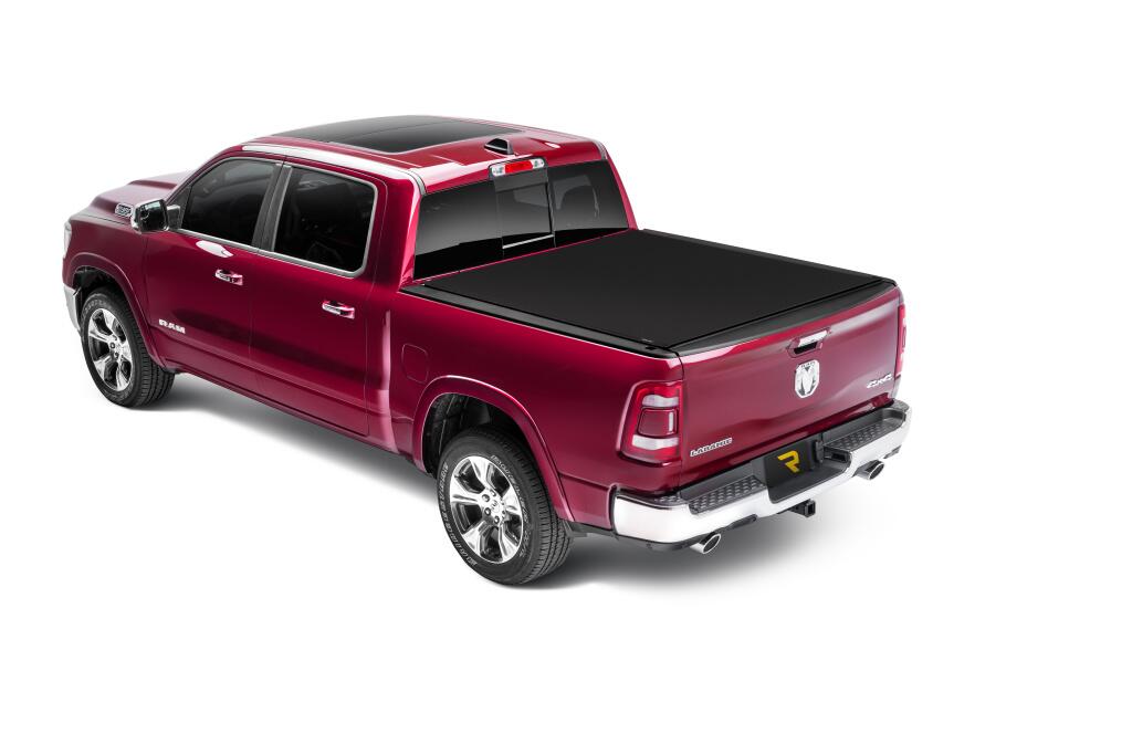 Sentry CT Tonneau Cover Black 2019-2026 (New Body Style) Ram 5 Foot 7 Inch Bed without RamBox with Multifunction Tailgate Truxedo