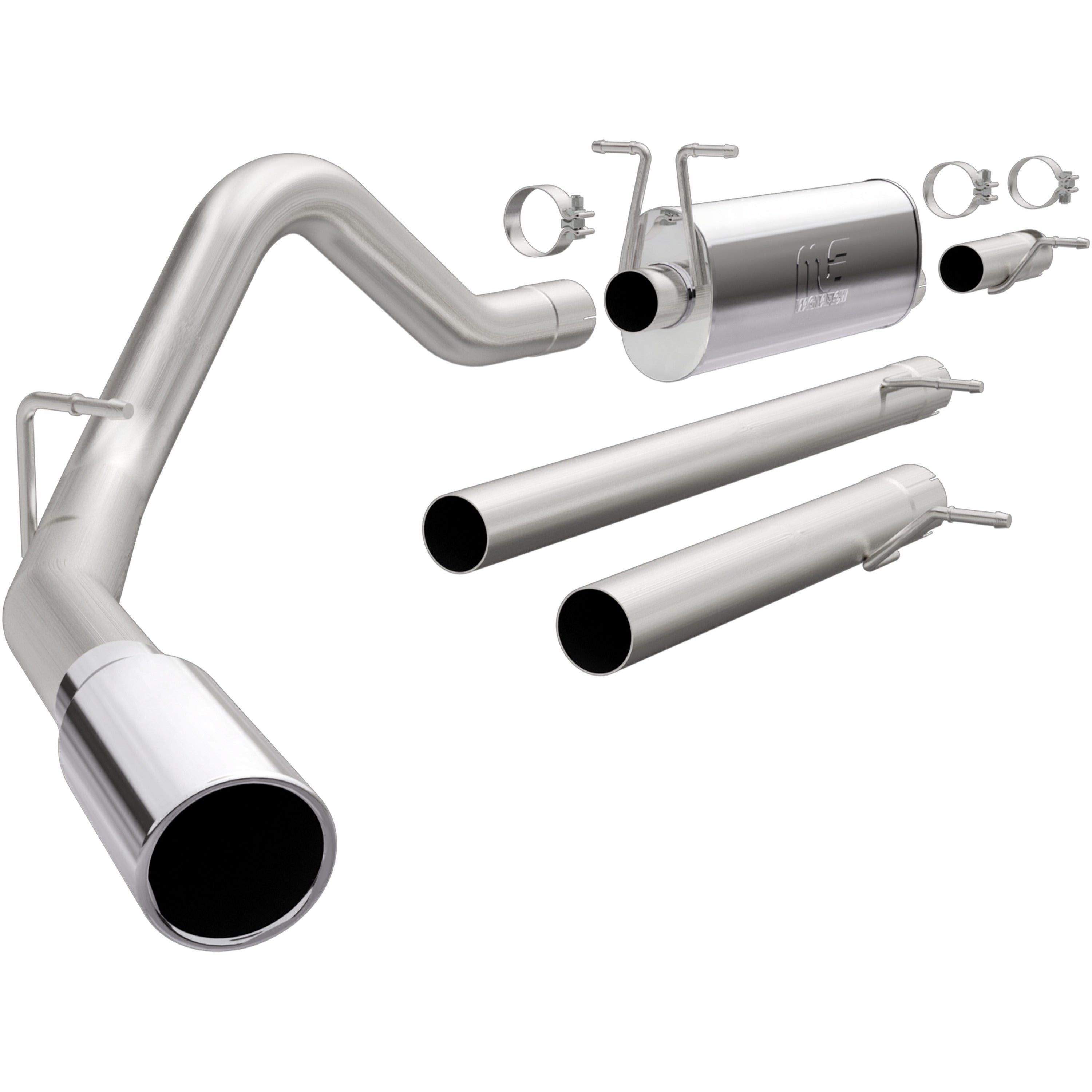 99-04 Ford F-250/350 Super Duty Street Series Cat-Back Exhaust System Polished