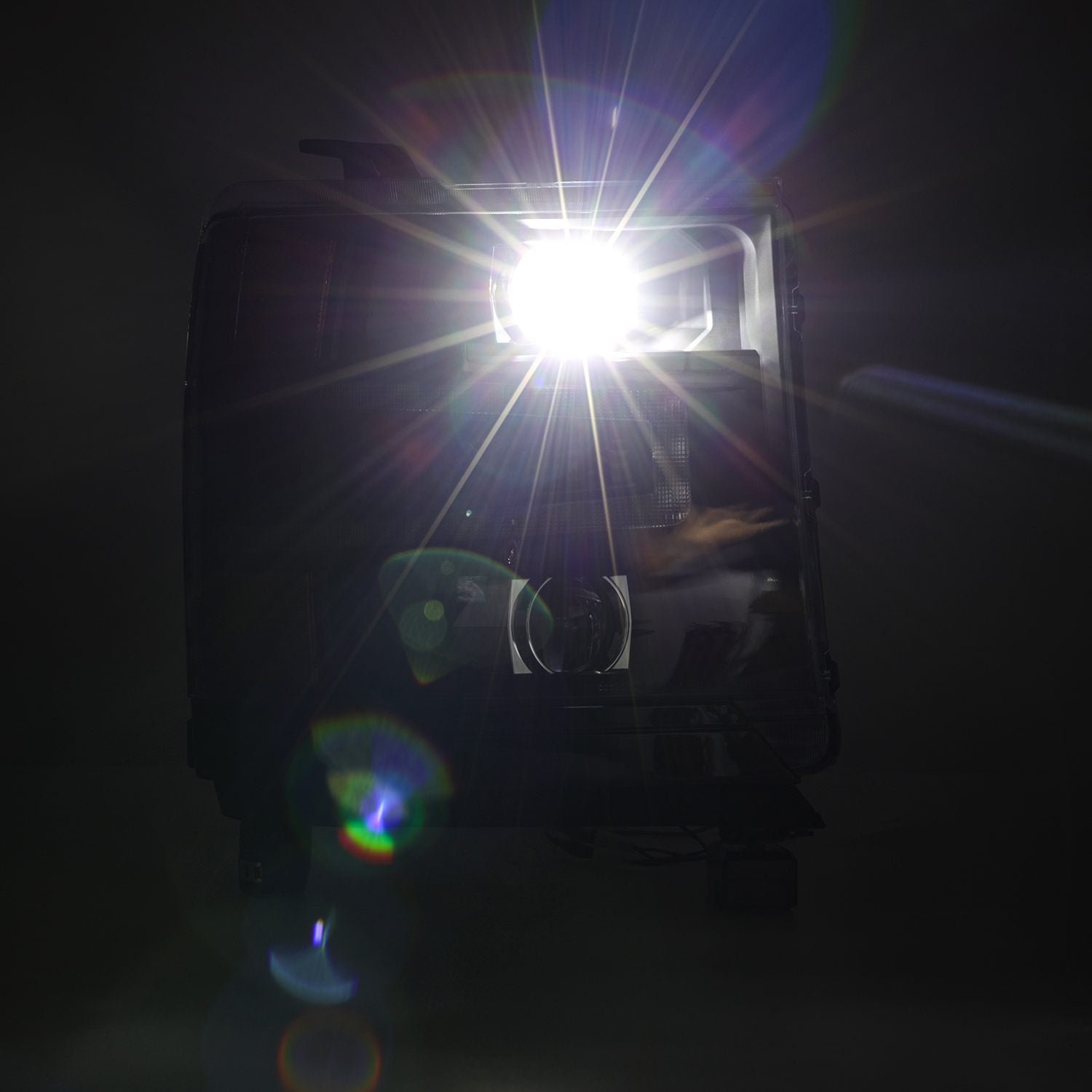 16-18 Chevrolet Silverado 1500 LUXX-Series Projector Headlights Black - Apollo Off-Road