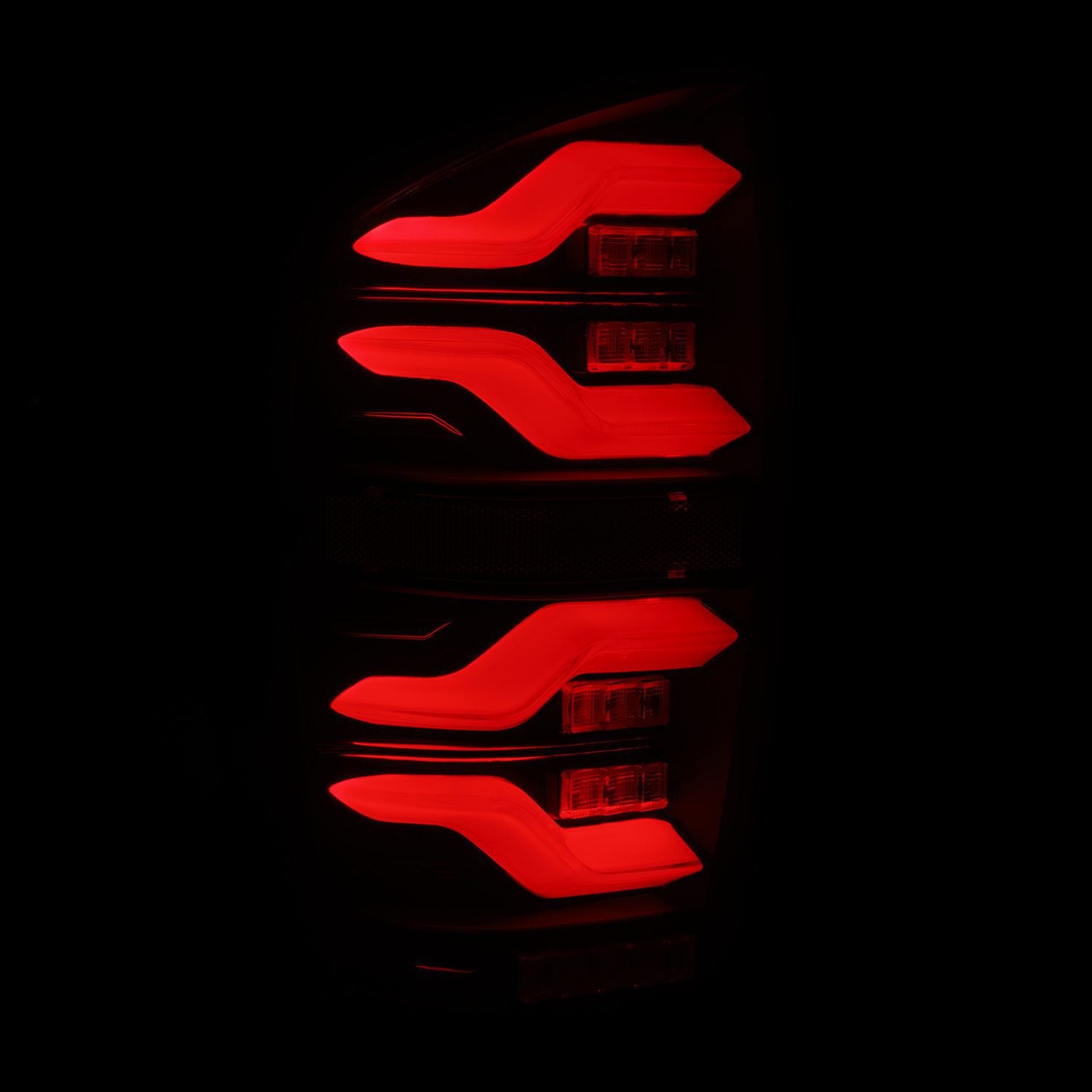 16-22 Toyota Tacoma LUXX-Series LED Taillights Alpha-Black - Apollo Off-Road
