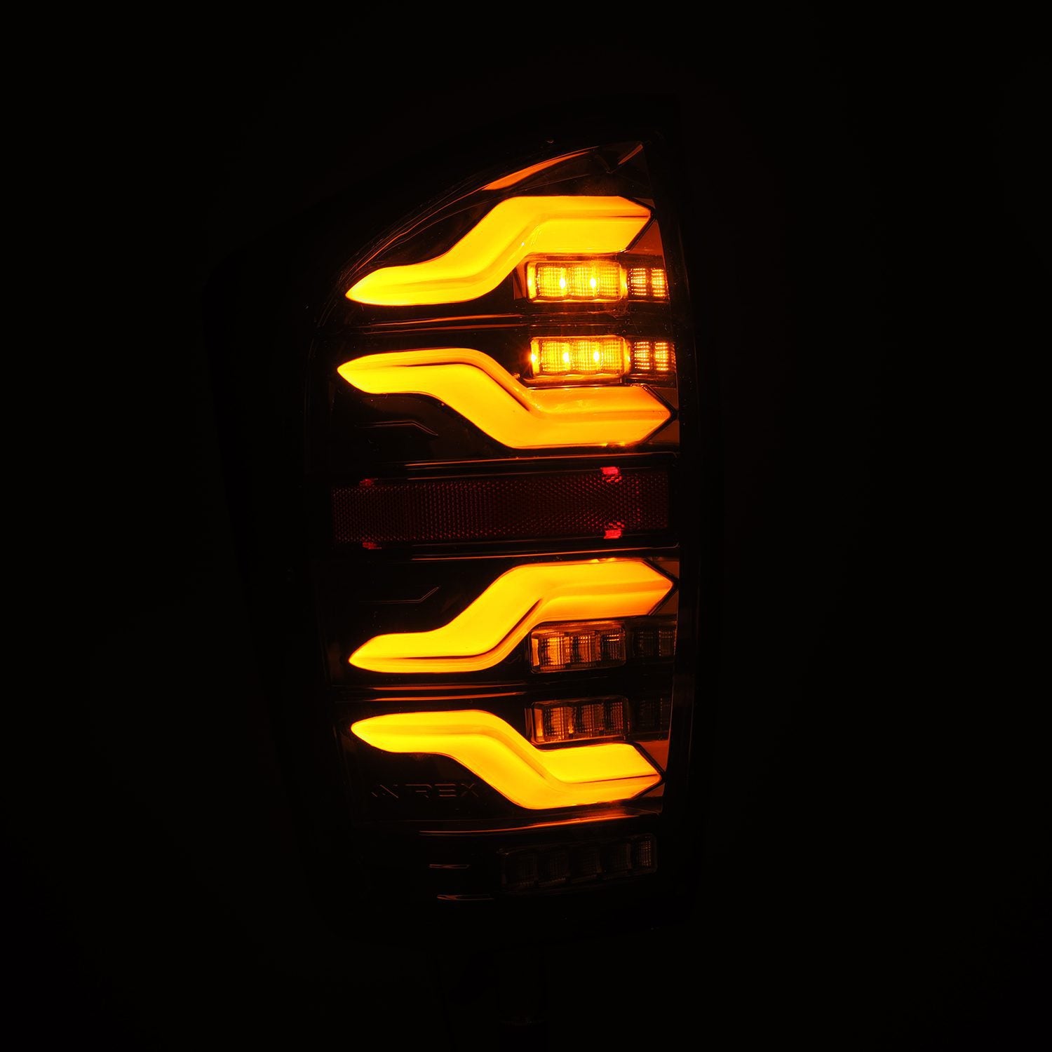 16-22 Toyota Tacoma LUXX-Series LED Taillights Alpha-Black - Apollo Off-Road