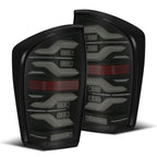 16-22 Toyota Tacoma LUXX-Series LED Taillights Black - Apollo Off-Road