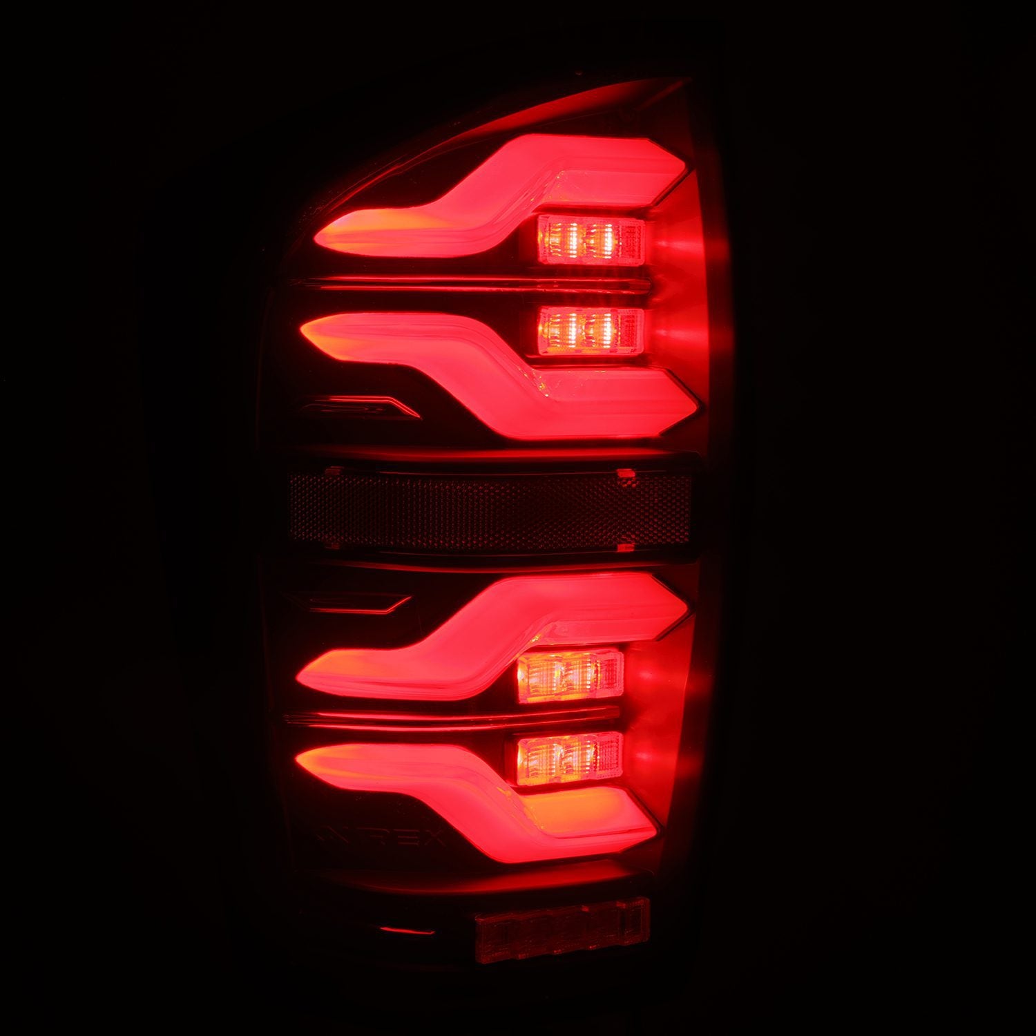 16-22 Toyota Tacoma LUXX-Series LED Taillights Black - Apollo Off-Road