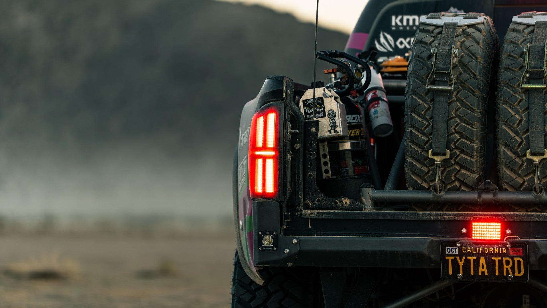 16-23 Toyota Tacoma NOVA-Series Prismatic LED Tail Lights Alpha-Black - Apollo Off-Road