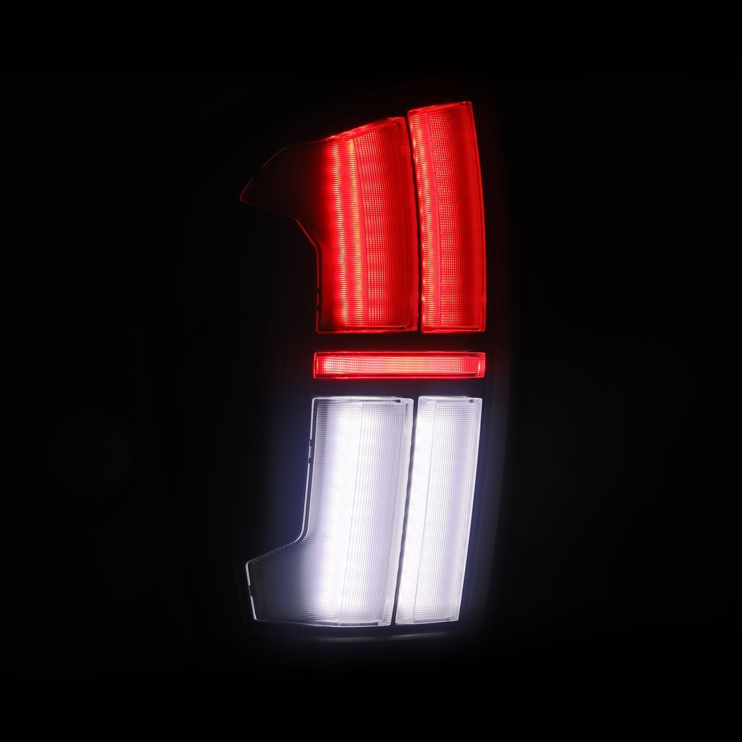 16-23 Toyota Tacoma NOVA-Series Prismatic LED Tail Lights Alpha-Black - Apollo Off-Road