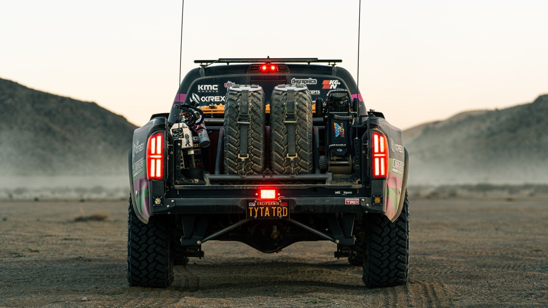 16-23 Toyota Tacoma NOVA-Series Prismatic LED Tail Lights Alpha-Black - Apollo Off-Road