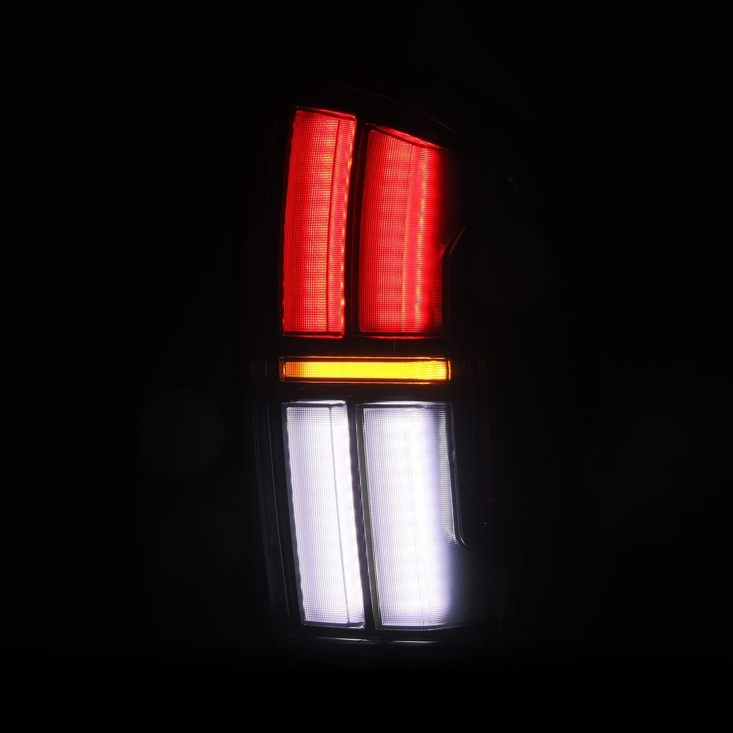 16-23 Toyota Tacoma NOVA-Series Prismatic LED Tail Lights Black - Apollo Off-Road