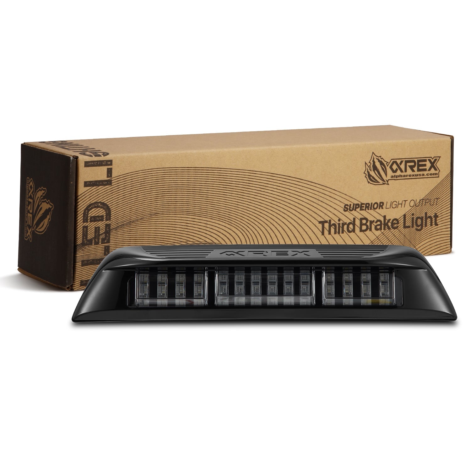 16-23 Toyota Tacoma NOVA-Series Prismatic LED Third Brake Light Black - Apollo Off-Road