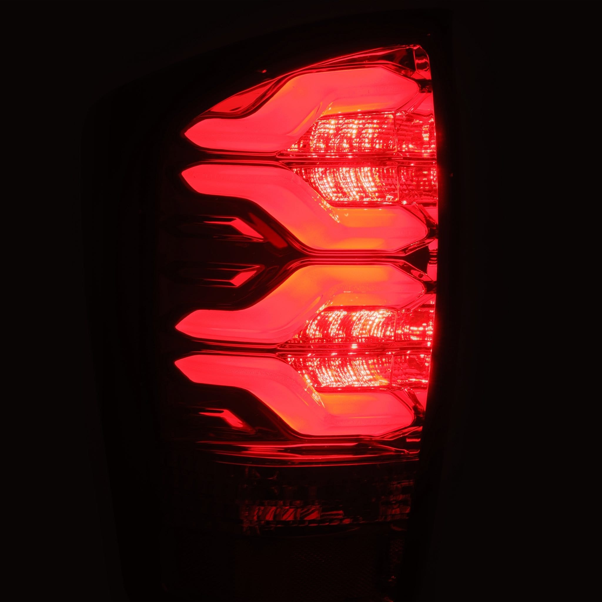 16-23 Toyota Tacoma PRO-Series LED Tail Lights Jet Black - Apollo Off-Road
