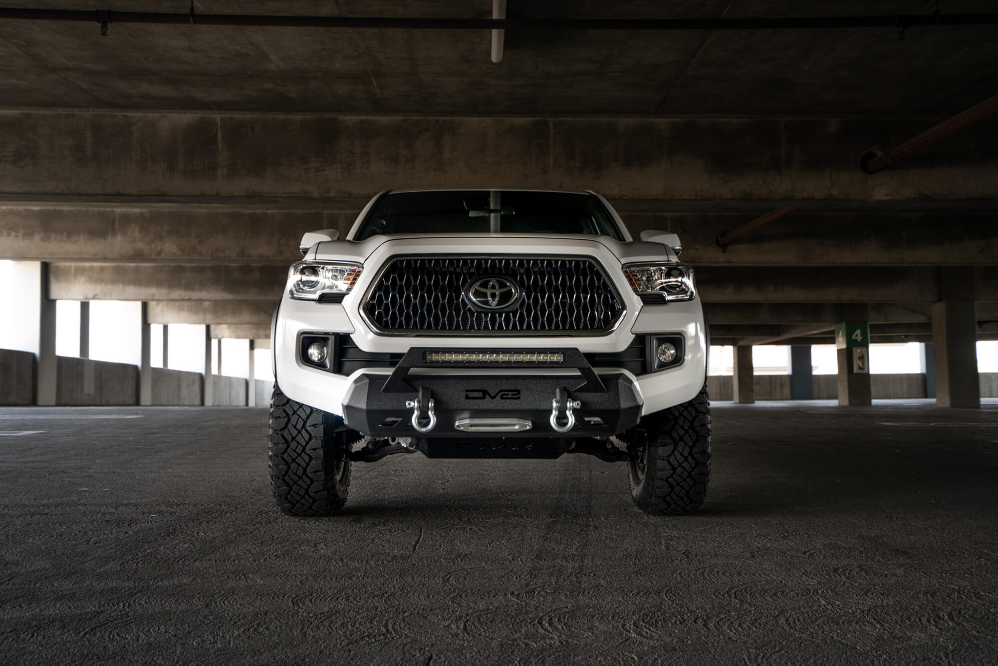 16+ Toyota Tacoma Truck Center Mount Front Bumper - Apollo Off-Road