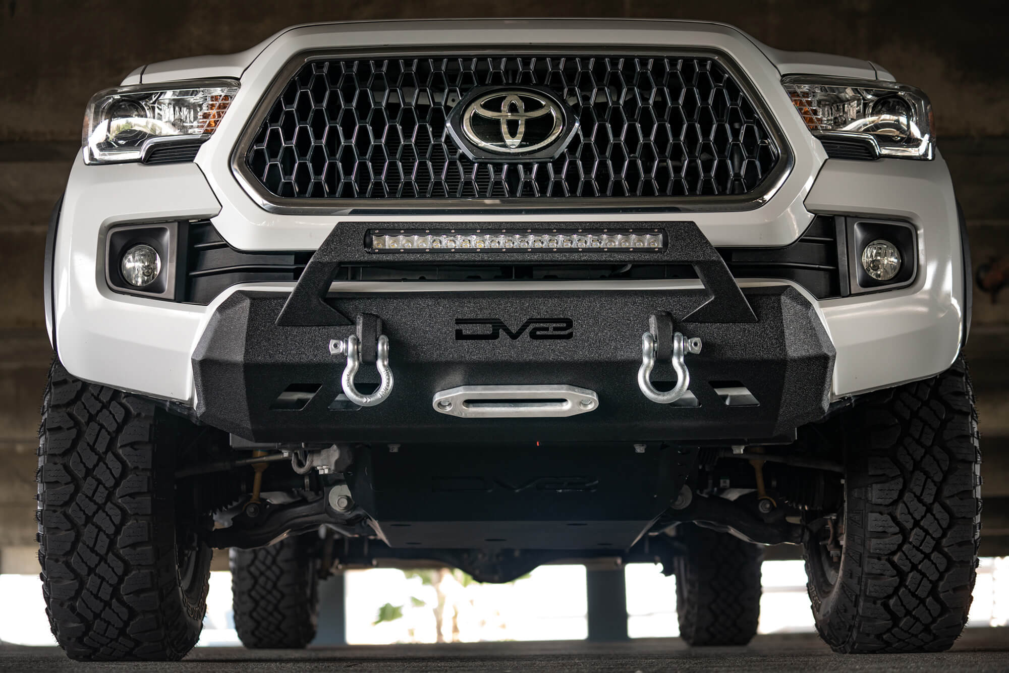 16+ Toyota Tacoma Truck Center Mount Front Bumper - Apollo Off-Road
