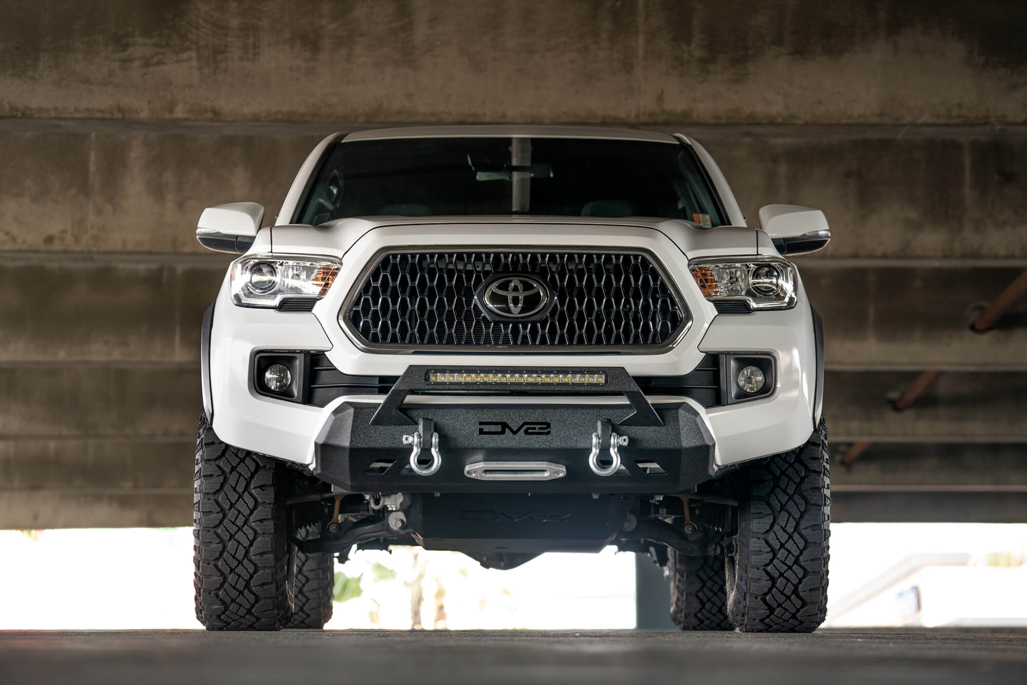 16+ Toyota Tacoma Truck Center Mount Front Bumper - Apollo Off-Road