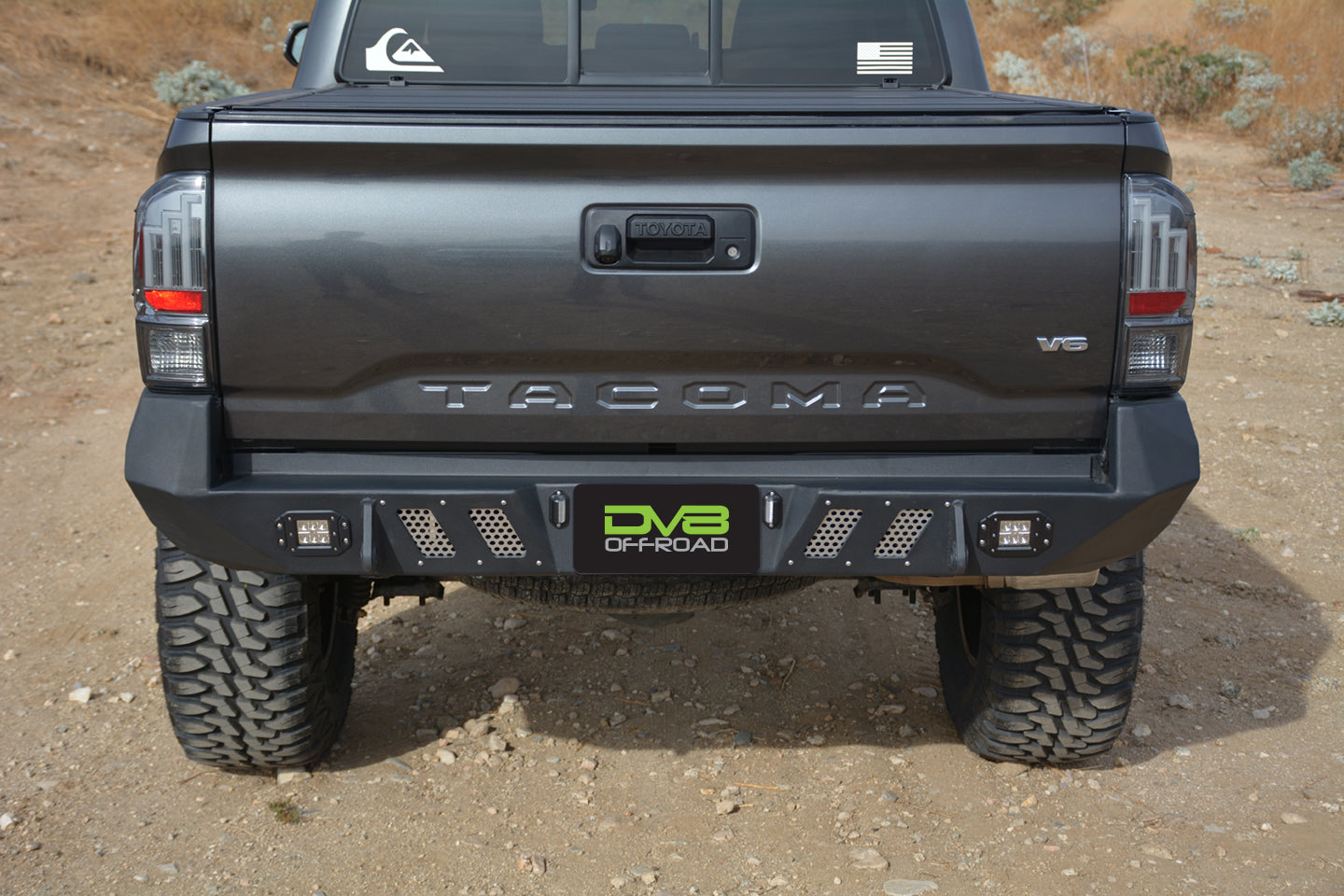 16+ Toyota Tacoma Truck Rear Full Size Bumper - Apollo Off-Road