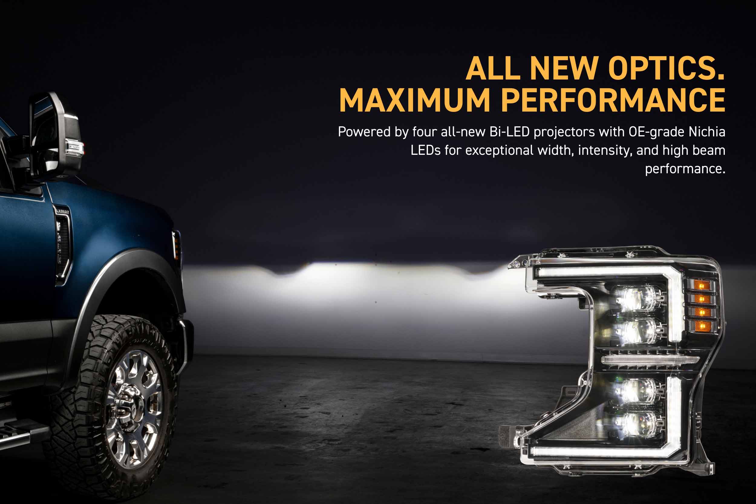Morimoto XB Evo Hybrid Headlights: 20-22 Super Duty (Set)
