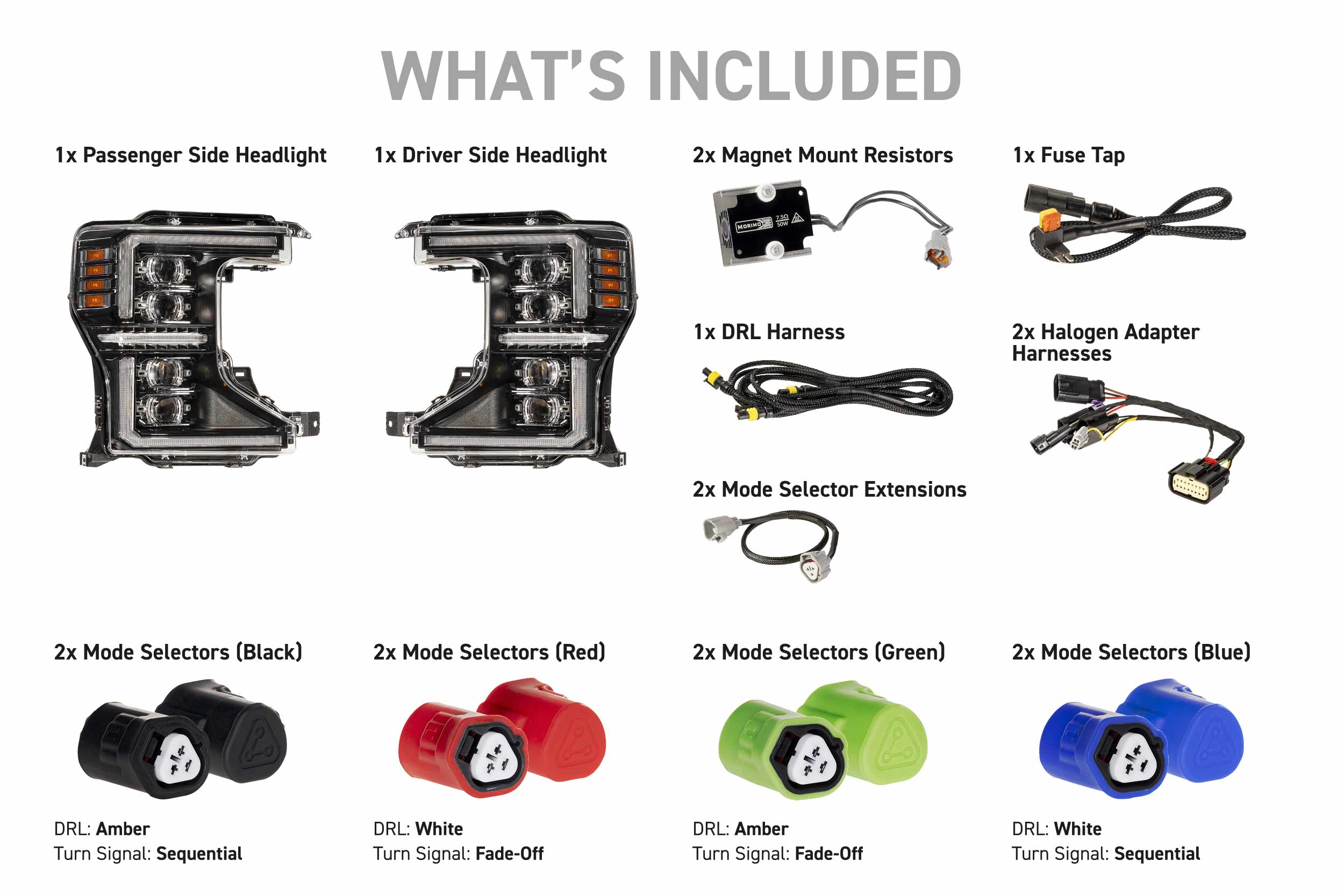Morimoto XB Evo Headlights: 20-22 Super Duty (Set)