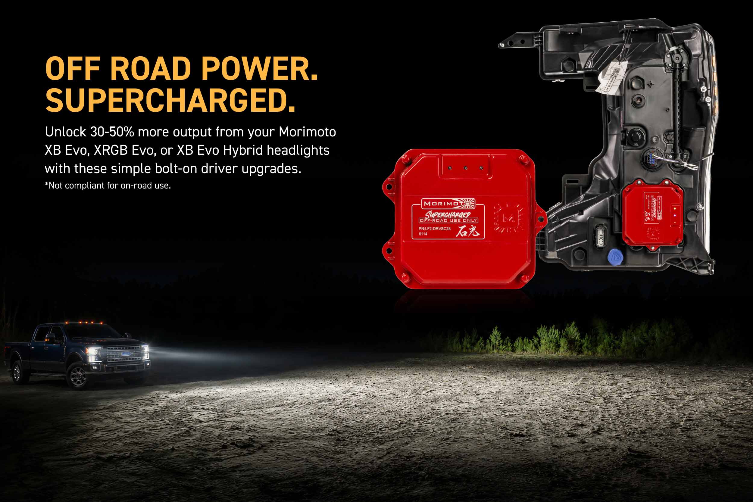 Morimoto Supercharged Drivers: LF2-508 Series (Set)