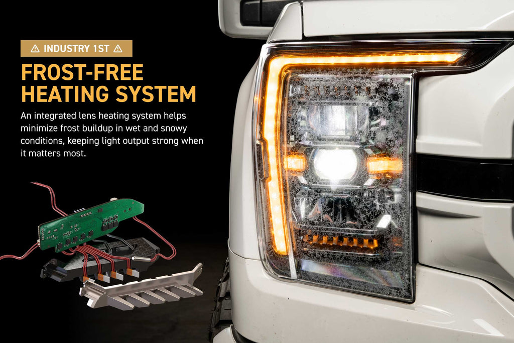 Morimoto XB Evo Headlights: 21-23 Ford F-150 / Raptor (Set)