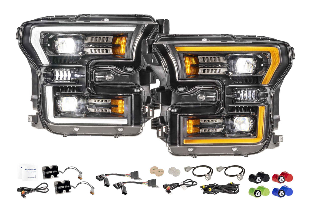 Morimoto XB Evo Headlights: 15-17 Ford F-150 / 17-20 Raptor (Set)