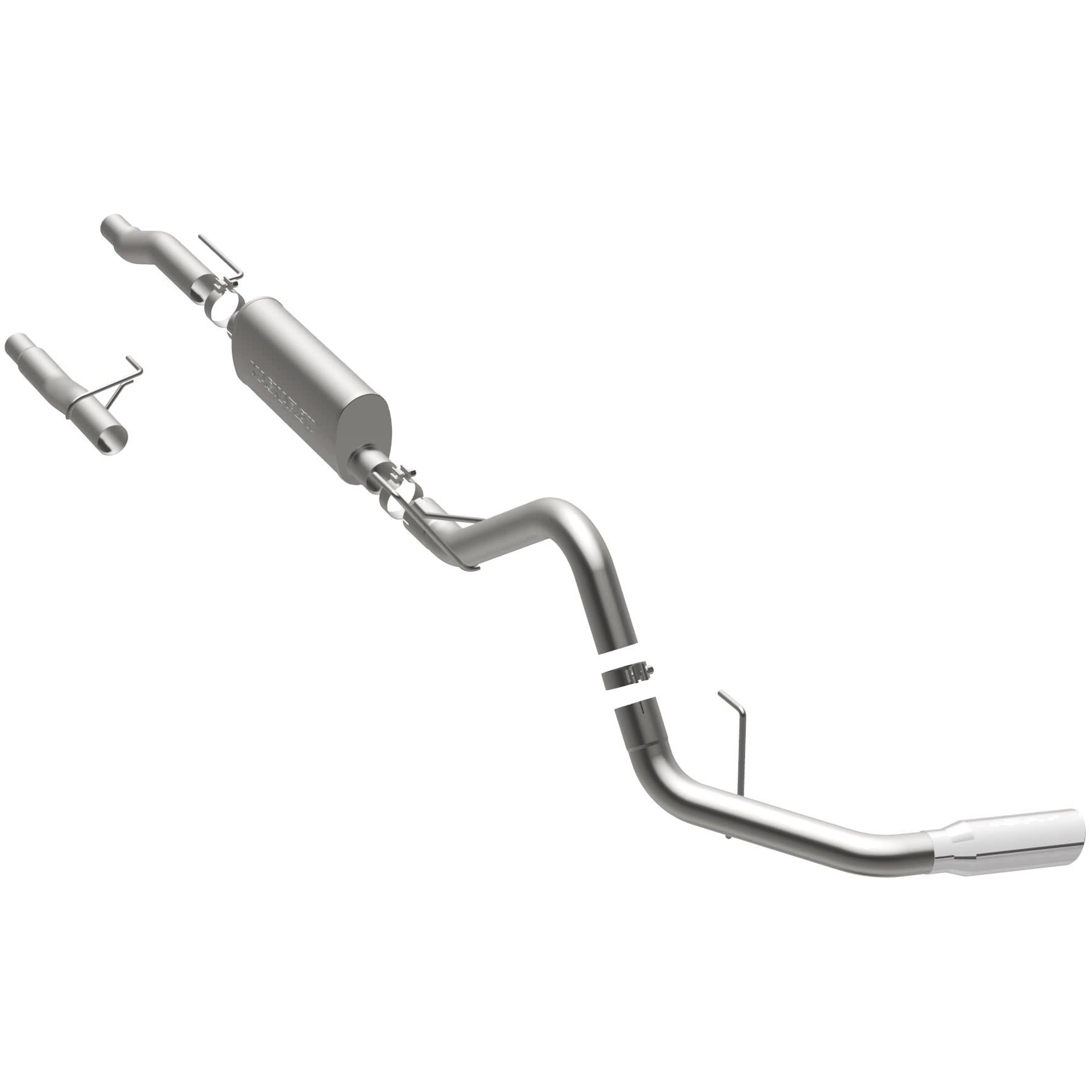 09-10 Ford F-150 Street Series 3in. Cat-Back Exhaust System Single Passenger Side Rear Polished