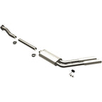 09-10 Ford F-150 Street Series 3in. Cat-Back Exhaust System Dual Same Side Before Passenger Rear Tire Polished