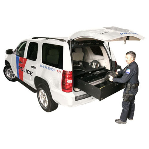 Tactical Gear SUV Security Drawer Universal Large Black Tuffy Security Products