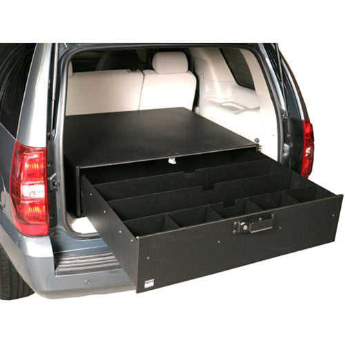 Tactical Gear SUV Security Drawer Universal Large Black Tuffy Security Products