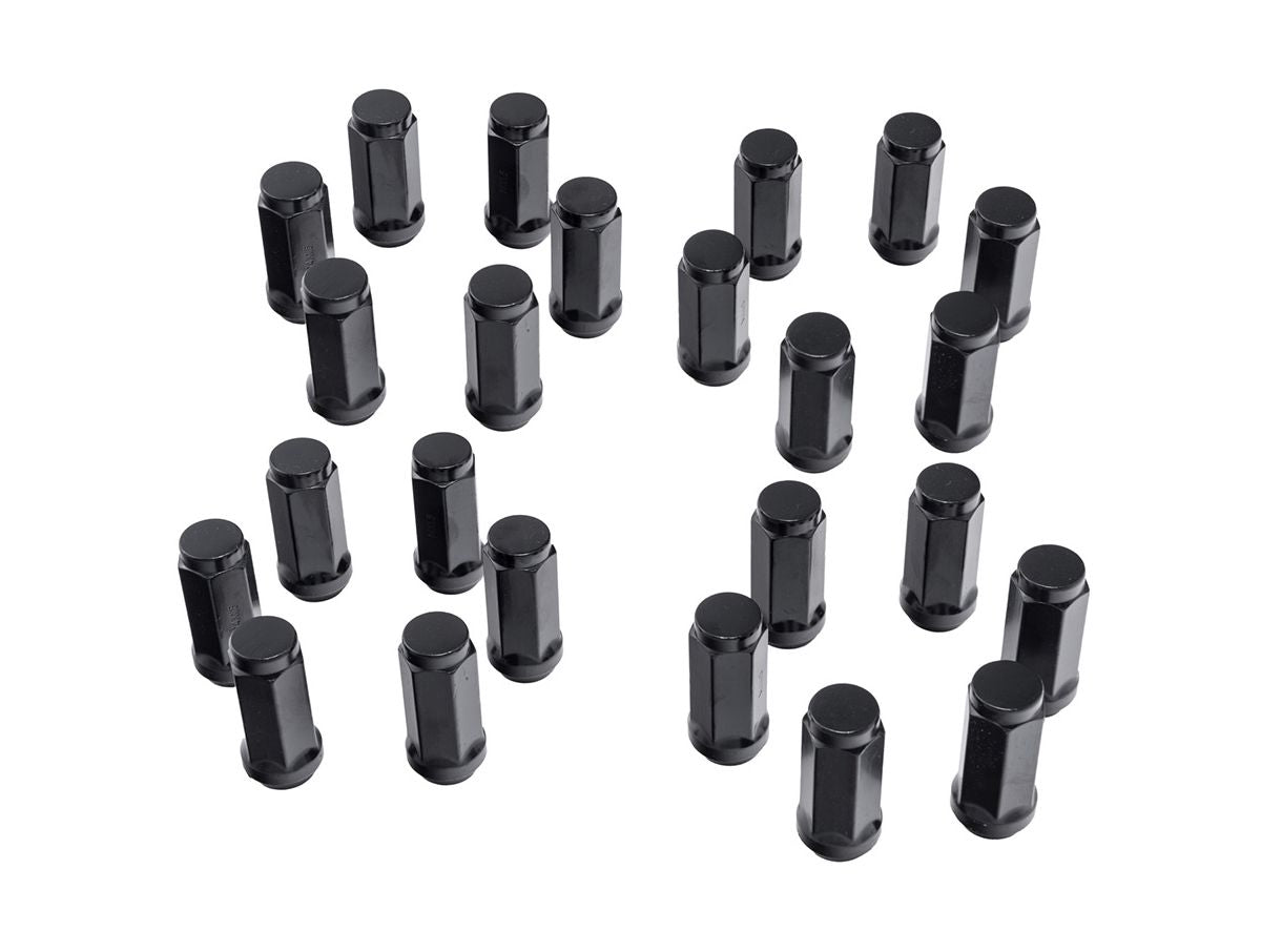 Wheel Lug Nut Set of 24 Black M14-1.5 Rugged Ridge