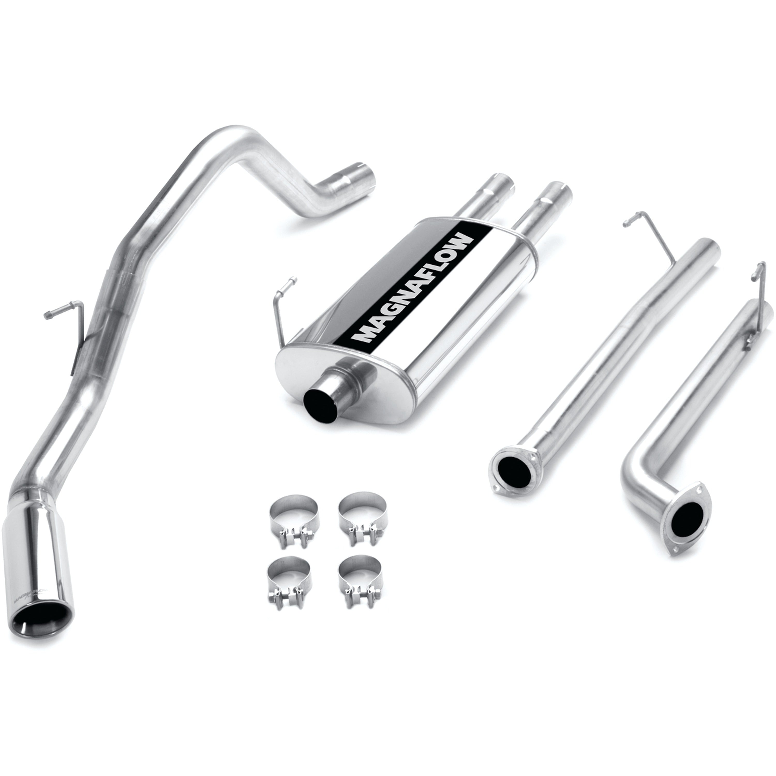 07-08 Toyota Tundra Street Series Cat-Back Exhaust System Polished