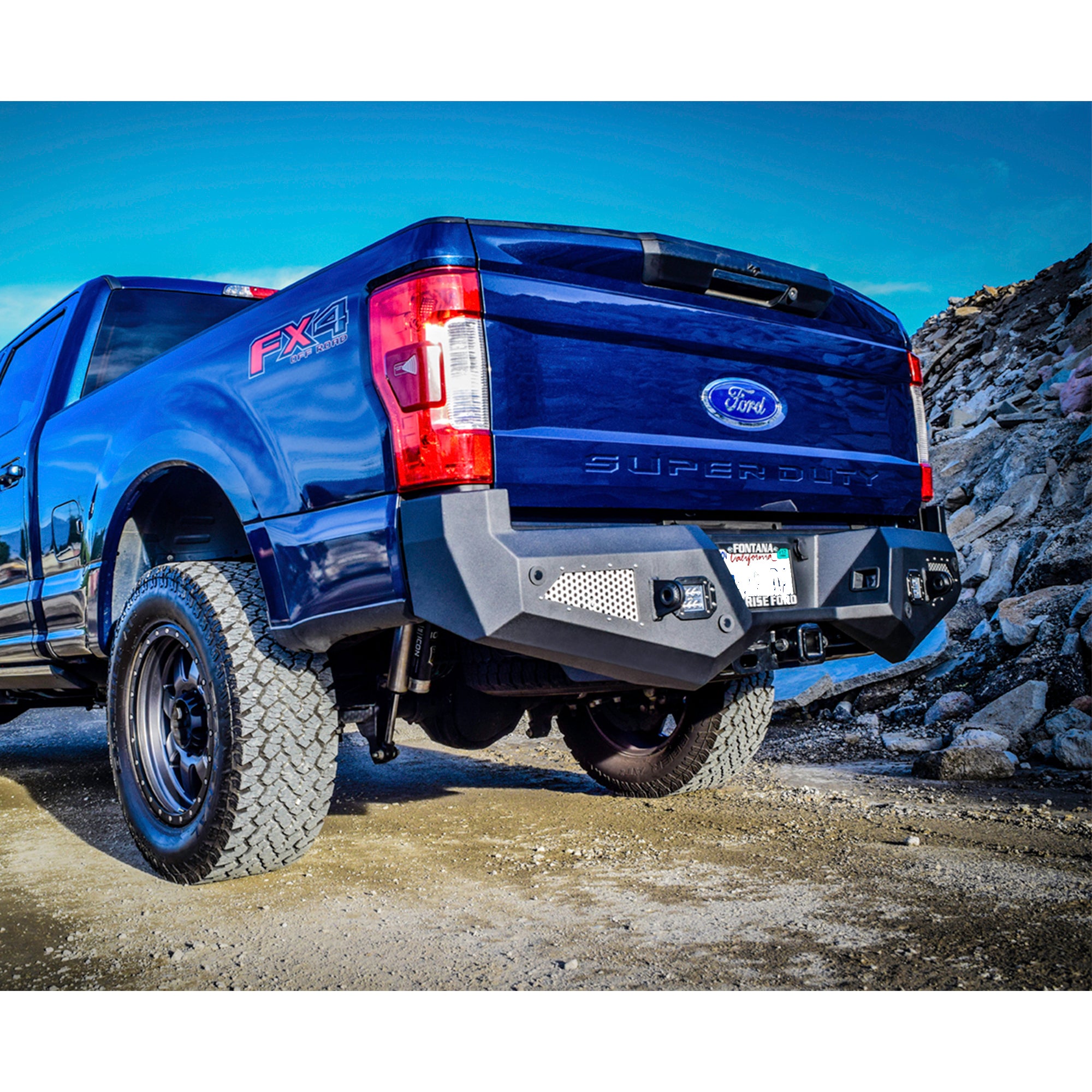 17-18 Ford F-250/F-350 Truck Rear Full Size Bumper - Apollo Off-Road