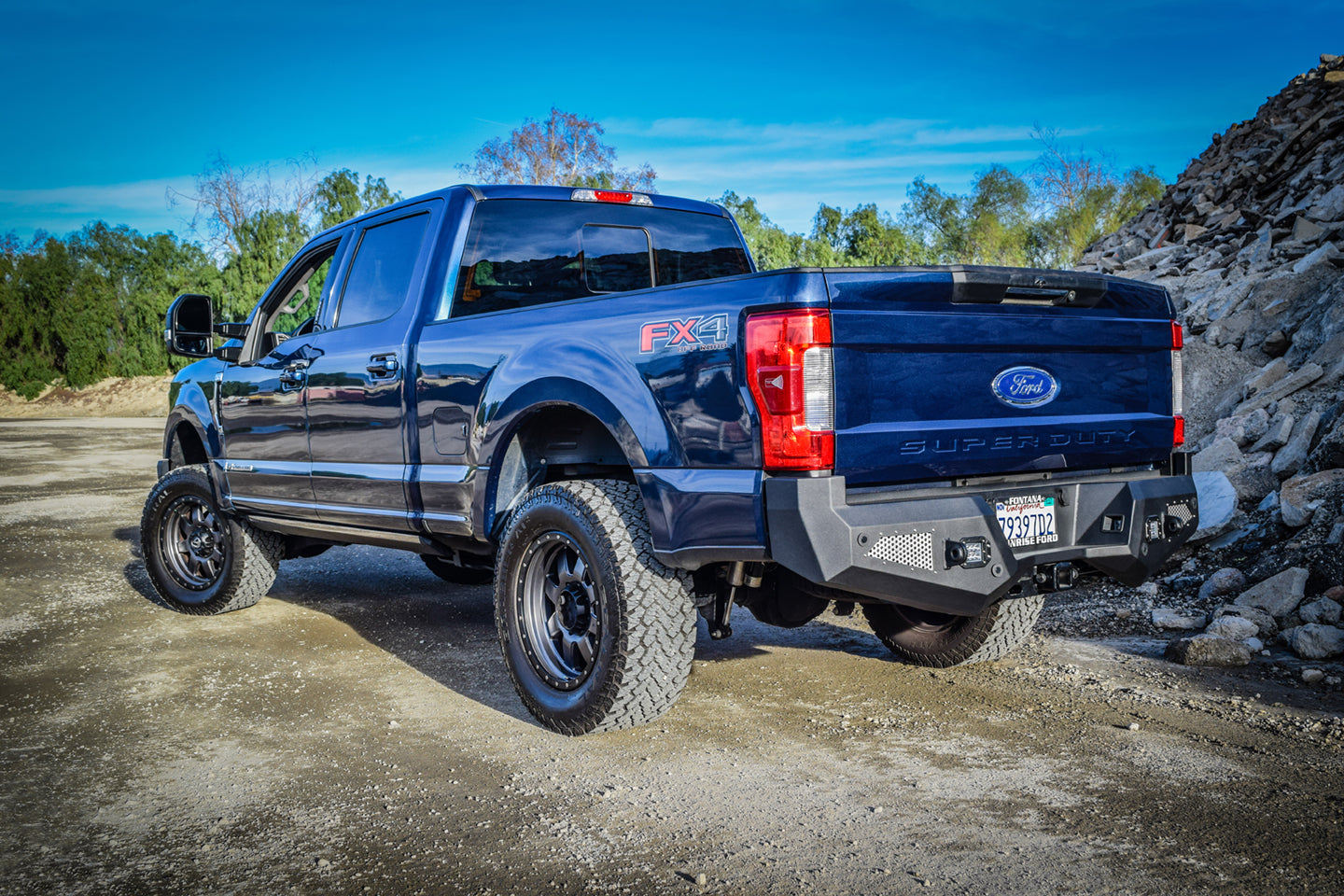 17-18 Ford F-250/F-350 Truck Rear Full Size Bumper - Apollo Off-Road