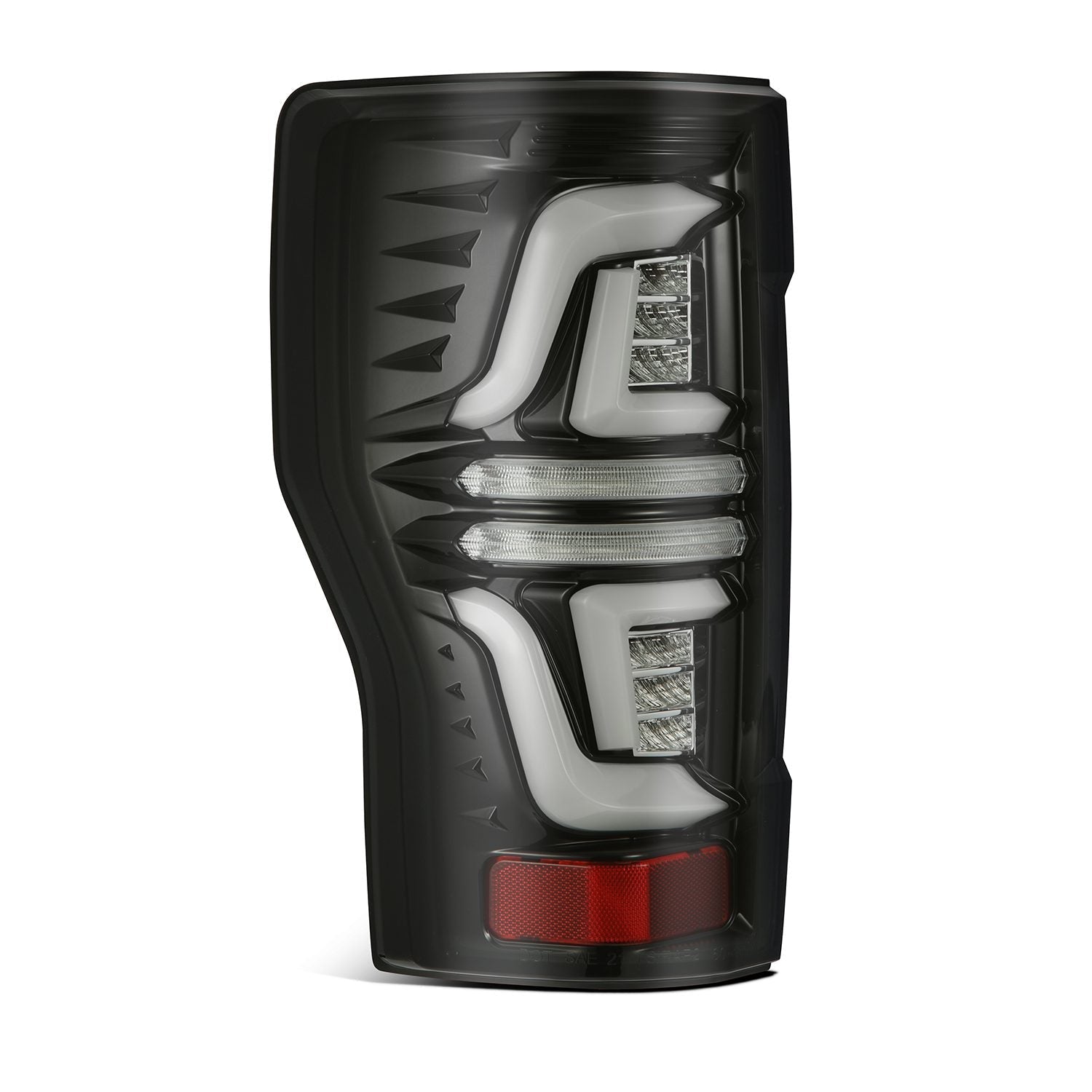 17-19 Ford F-250/350/450/550 Super Duty PRO-Series LED Tail Lights Jet Black - Apollo Off-Road