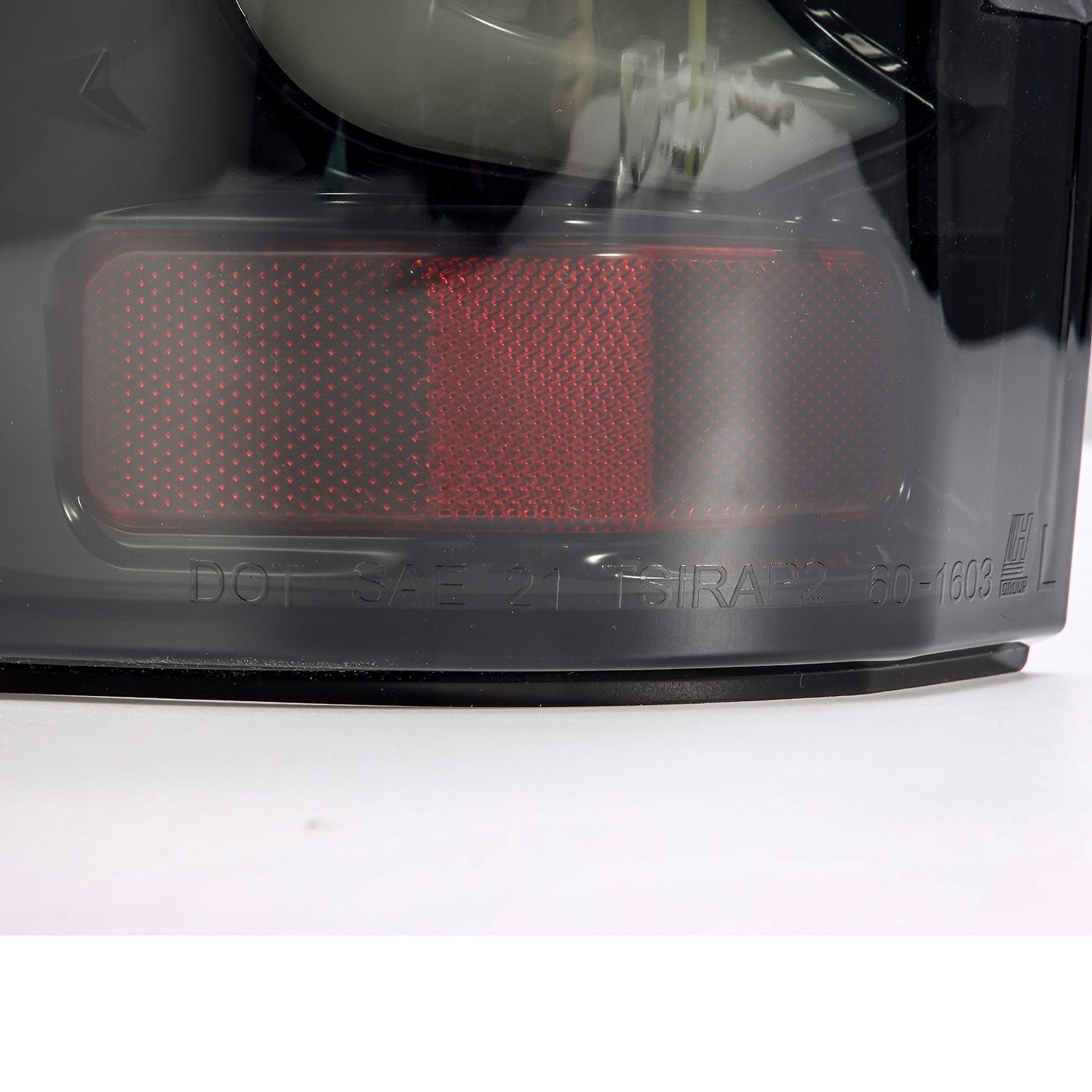 17-19 Ford F-250/350/450/550 Super Duty PRO-Series LED Tail Lights Jet Black - Apollo Off-Road
