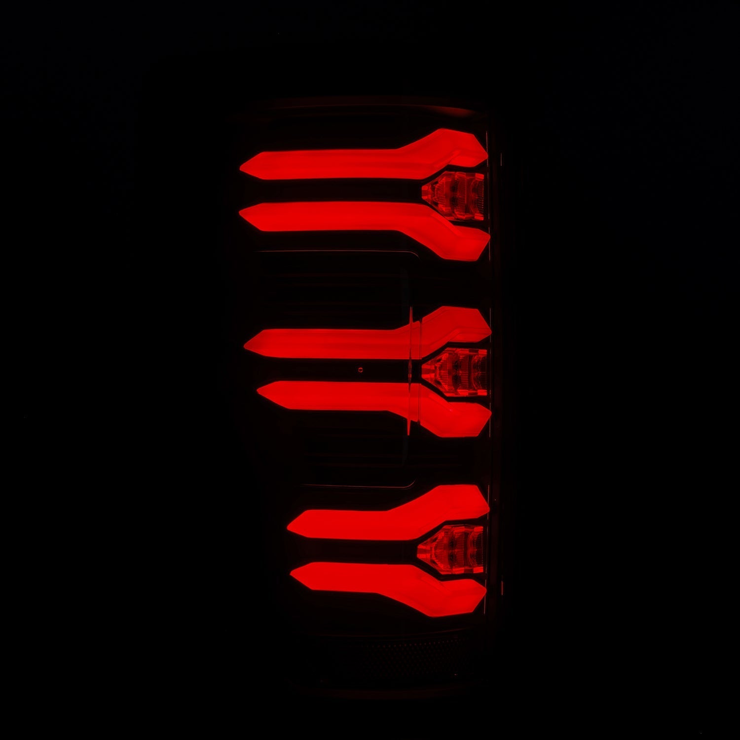 17-22 Ford F-250/350 Super Duty LUXX-Series LED Tail Lights Black - Apollo Off-Road