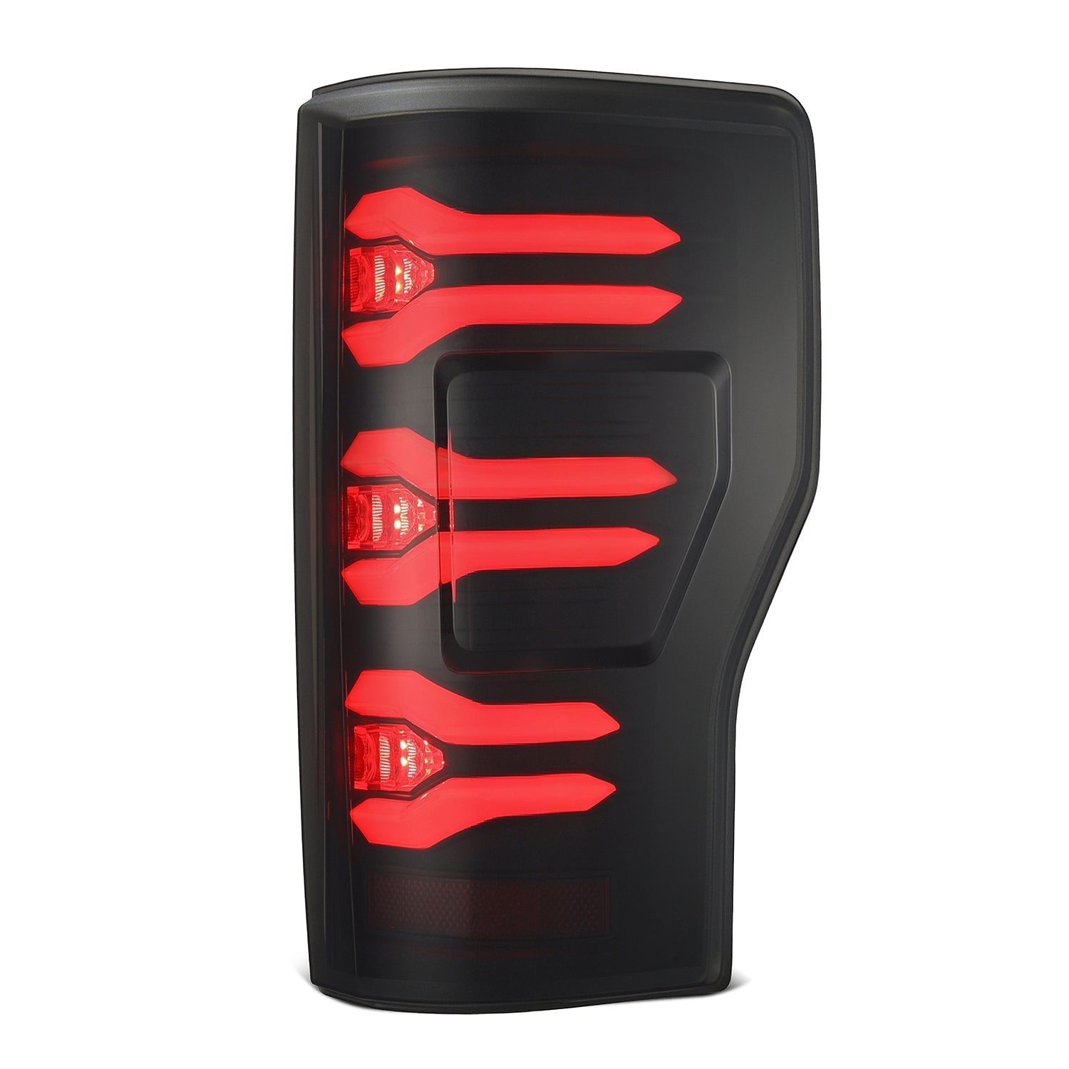 17-22 Ford F-250/350 Super Duty LUXX-Series LED Tail Lights Black - Apollo Off-Road