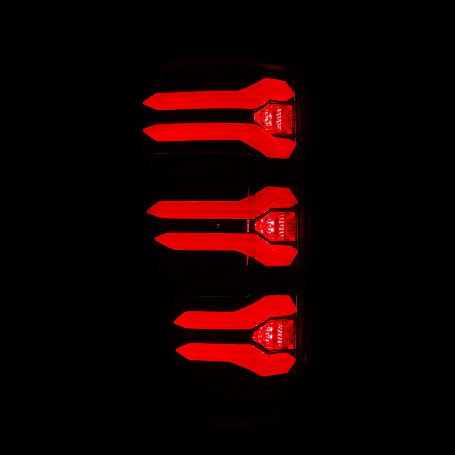 17-22 Ford F-250/350 Super Duty LUXX-Series LED Tail Lights Black - Apollo Off-Road
