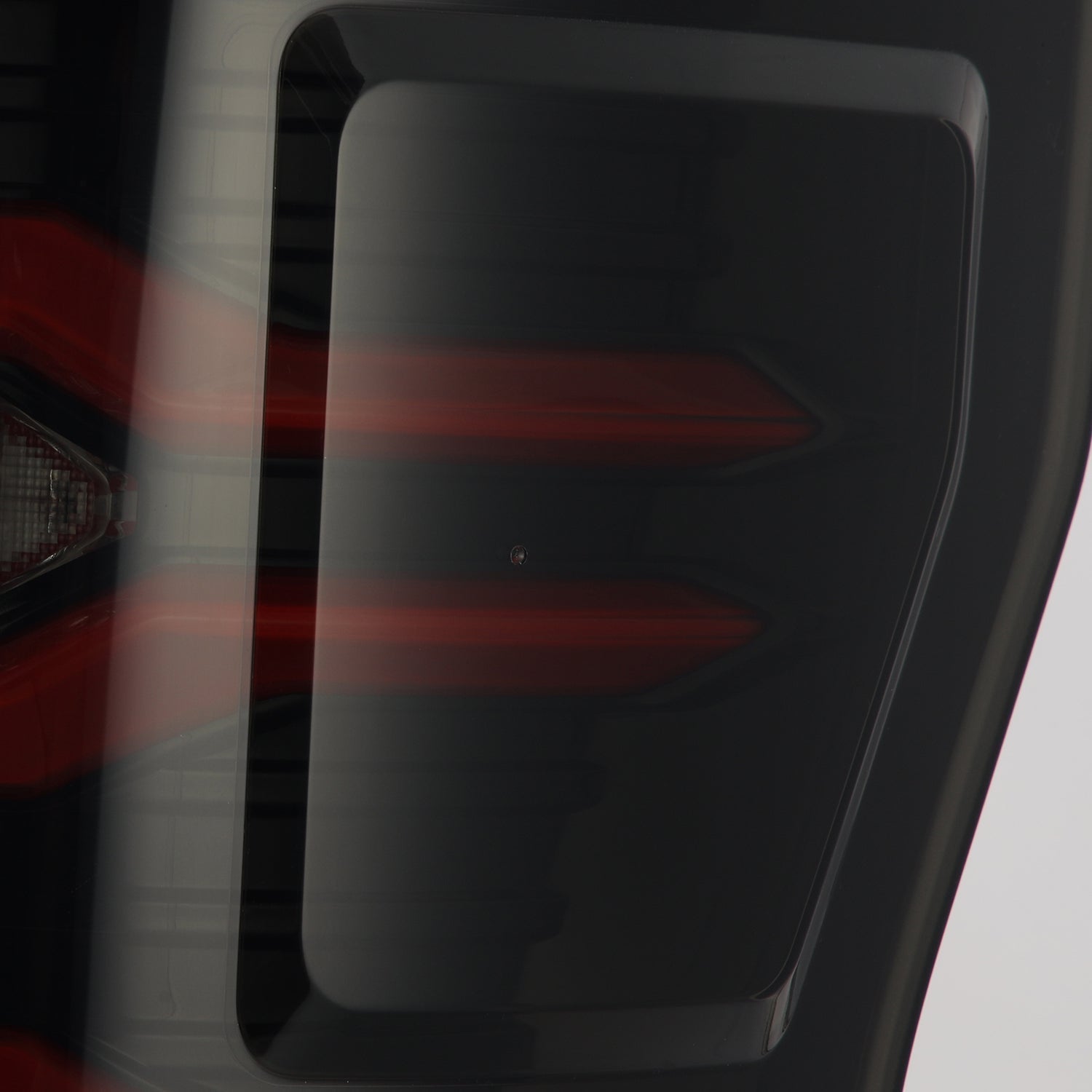 17-22 Ford F-250/350 Super Duty LUXX-Series LED Tail Lights Black-Red - Apollo Off-Road