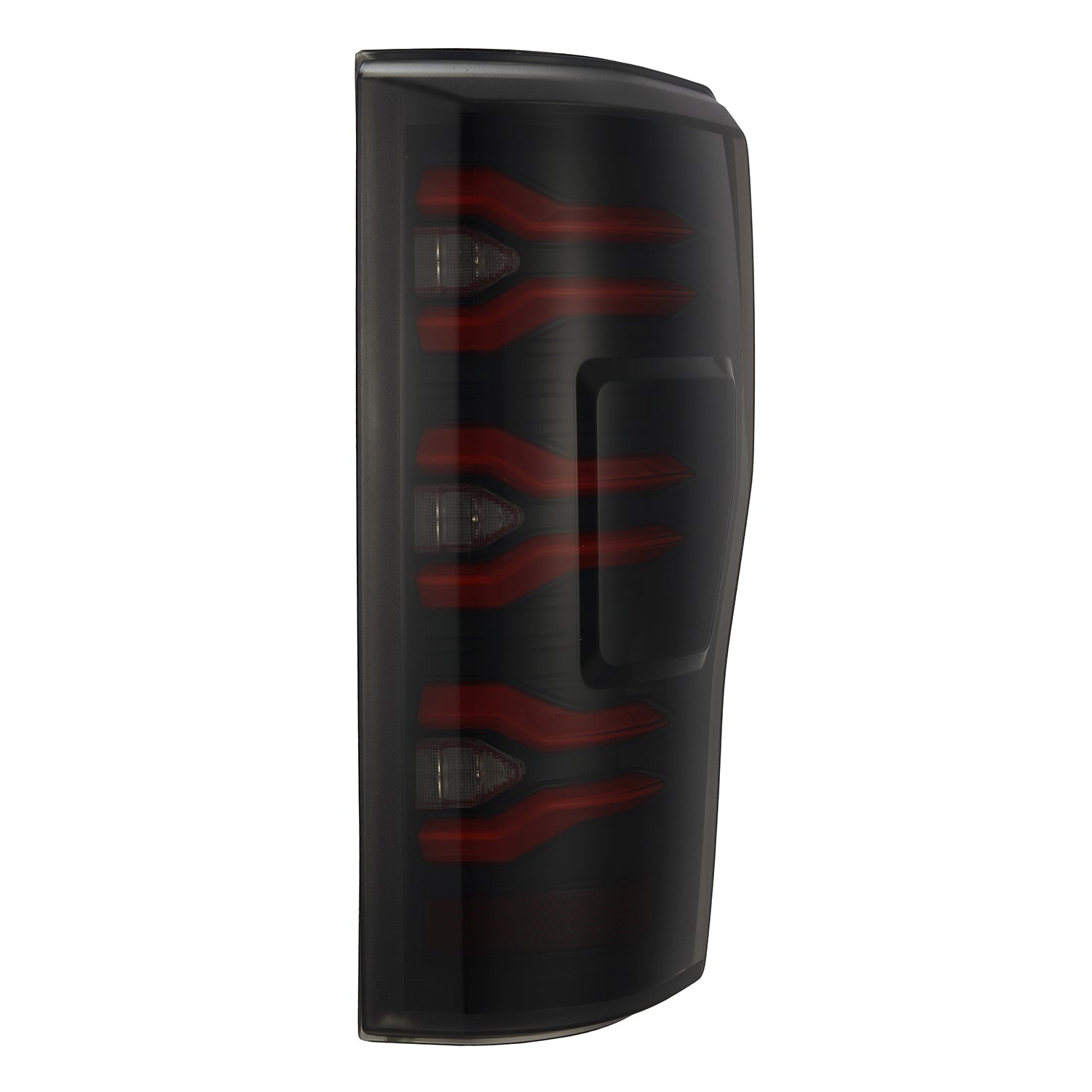 17-22 Ford F-250/350 Super Duty LUXX-Series LED Tail Lights Black-Red - Apollo Off-Road