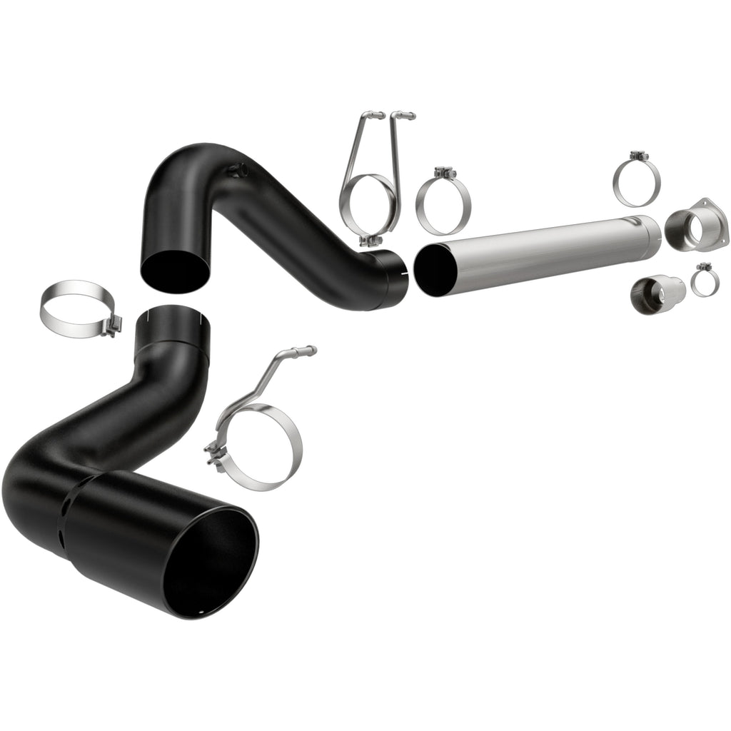 08-26 Ford F-250/350 Super Duty Black Series 5in. DPF-Back Exhaust System Black Coated
